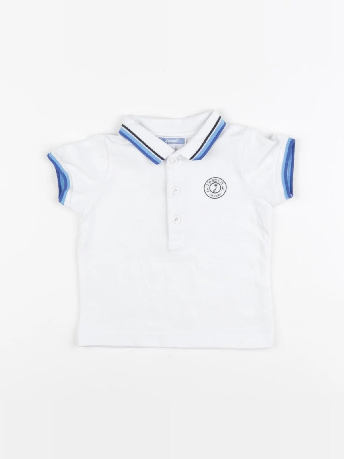 Jacadi - polo blanc - 6 mois