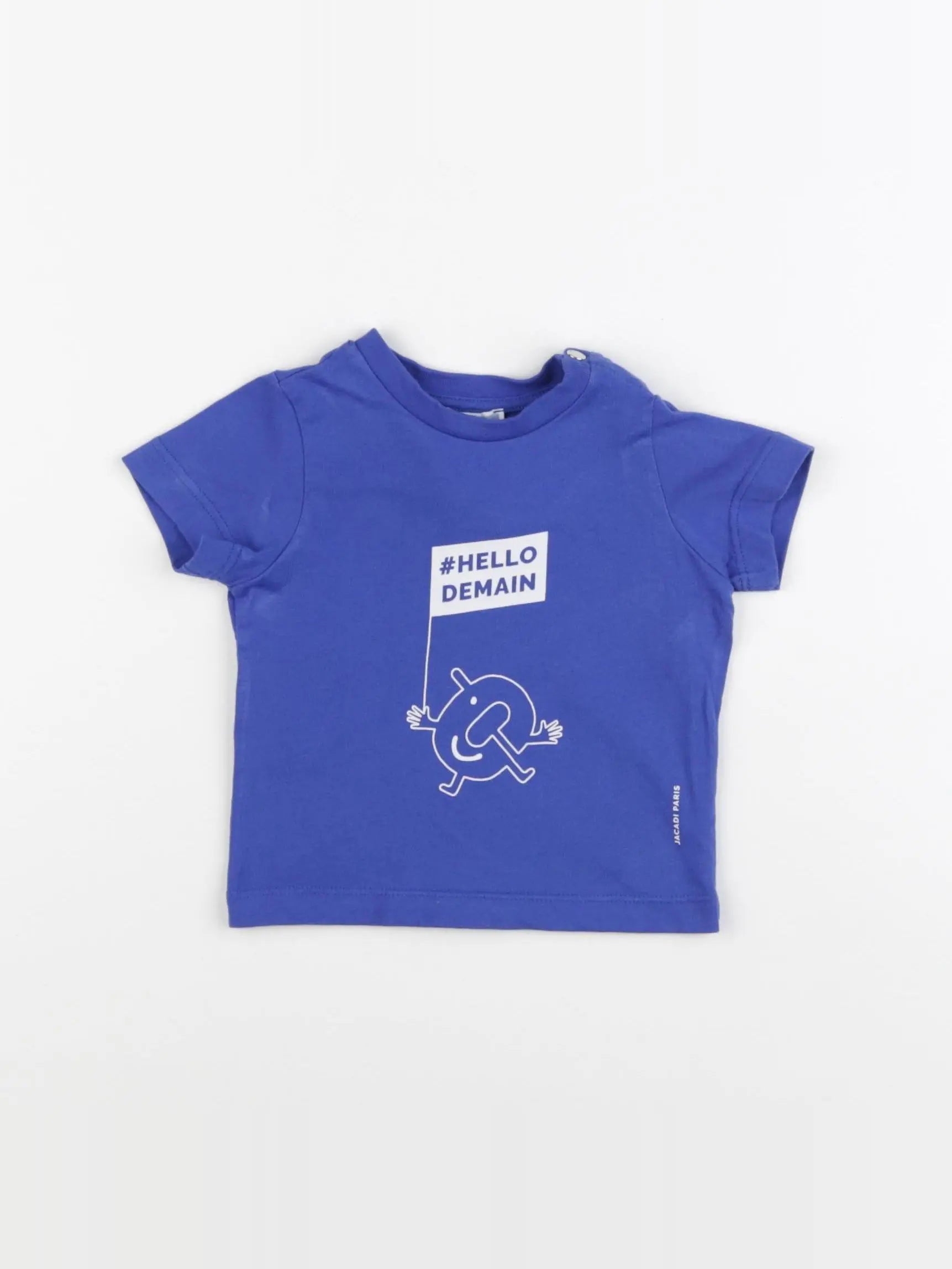 Jacadi - tee-shirt bleu - 6 mois