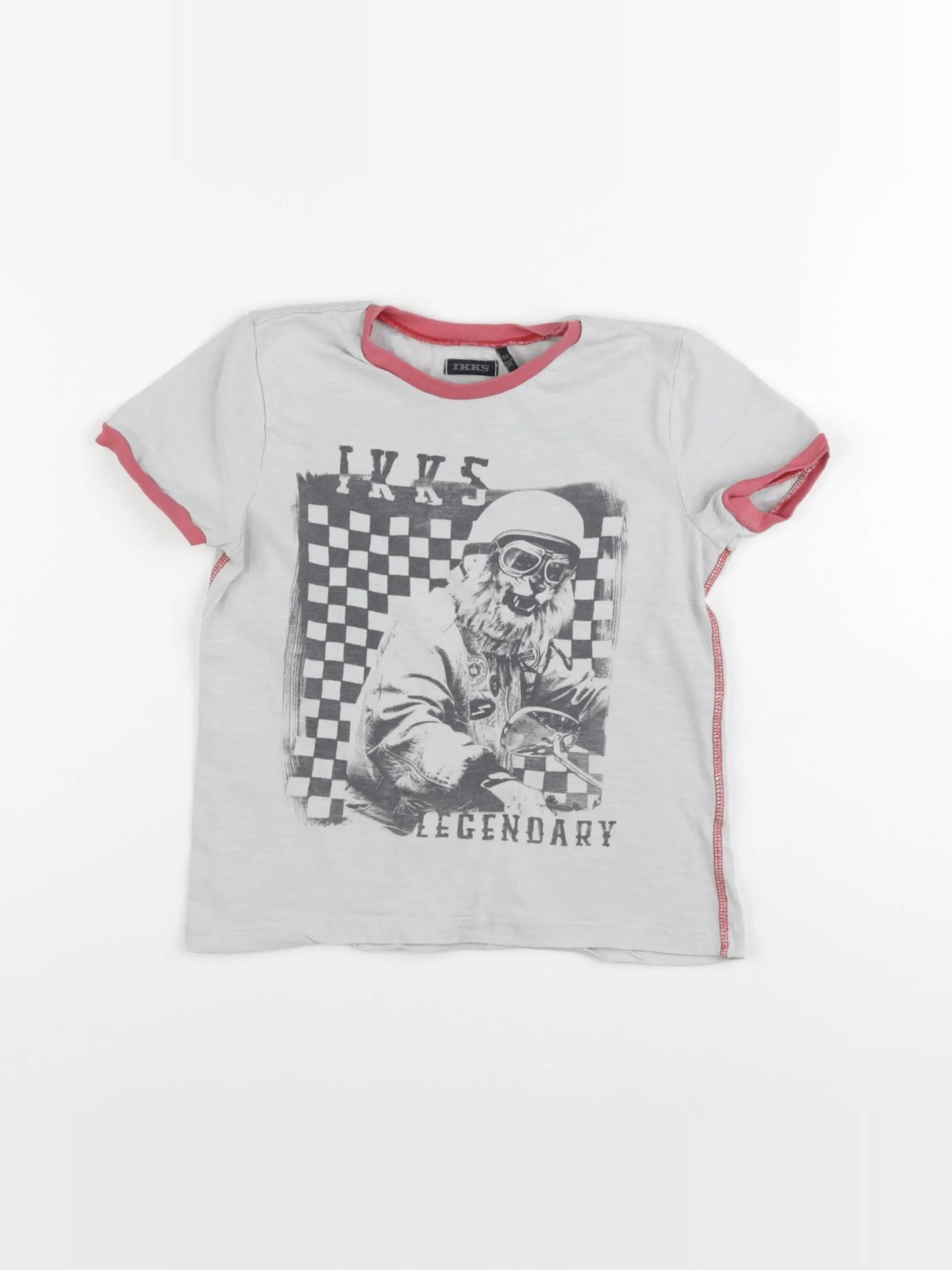 IKKS - tee-shirt gris - 4 ans