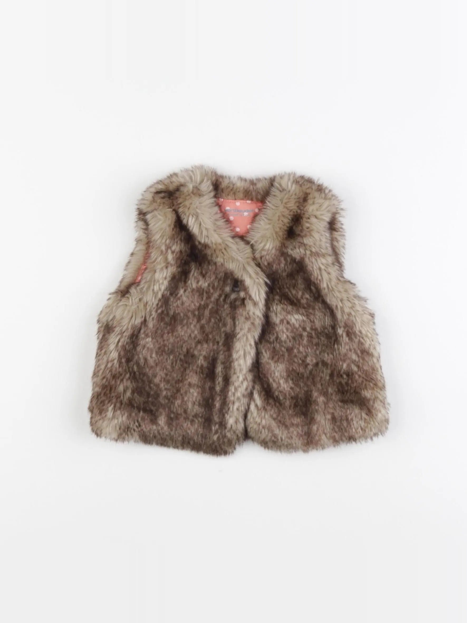 Vertbaudet - gilet marron - 6 mois