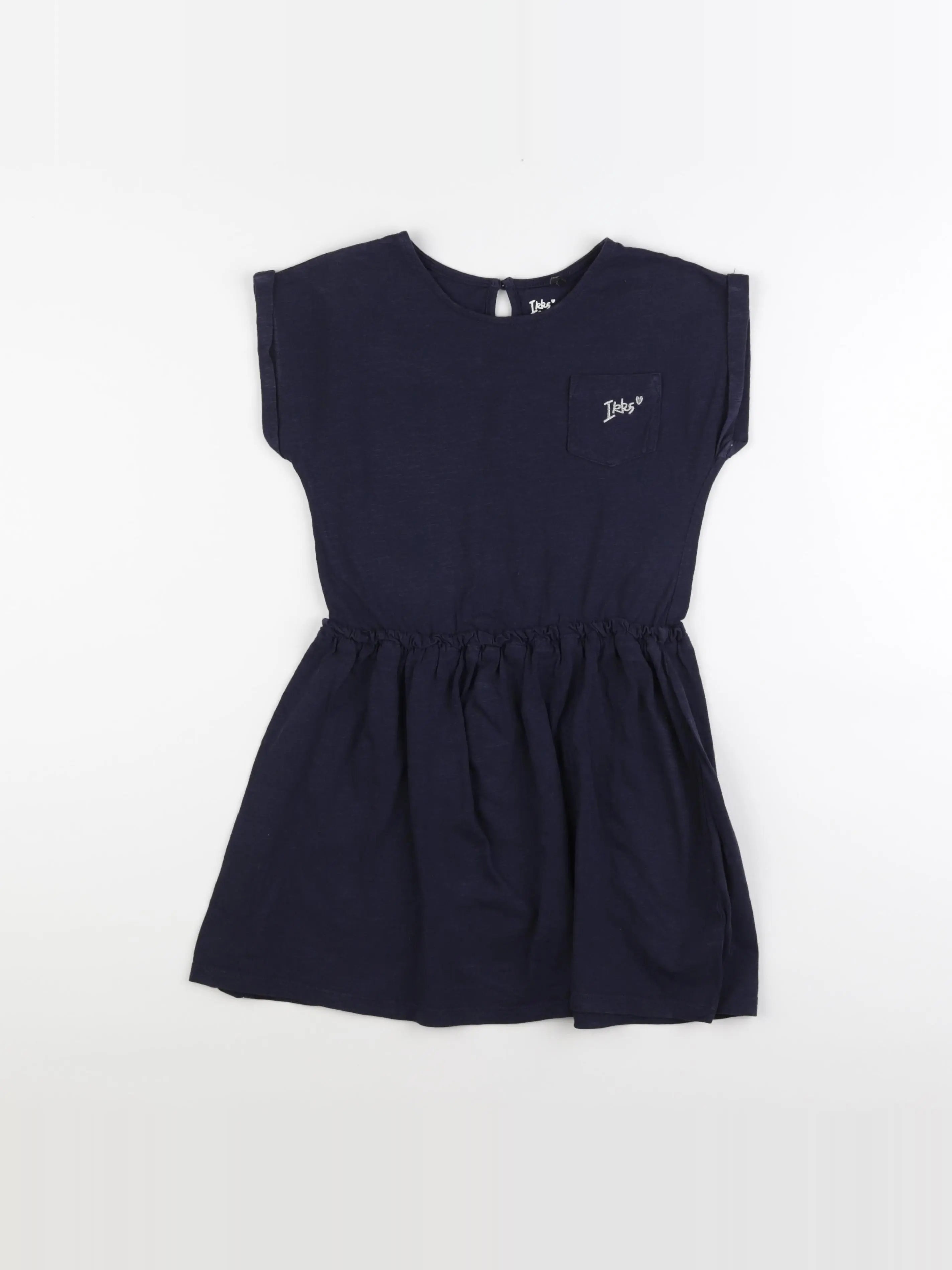 IKKS - robe bleu - 8 ans
