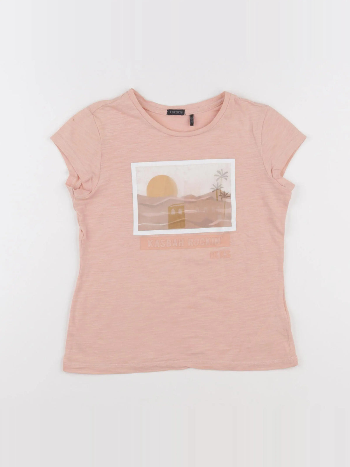 IKKS - tee-shirt rose - 10 ans