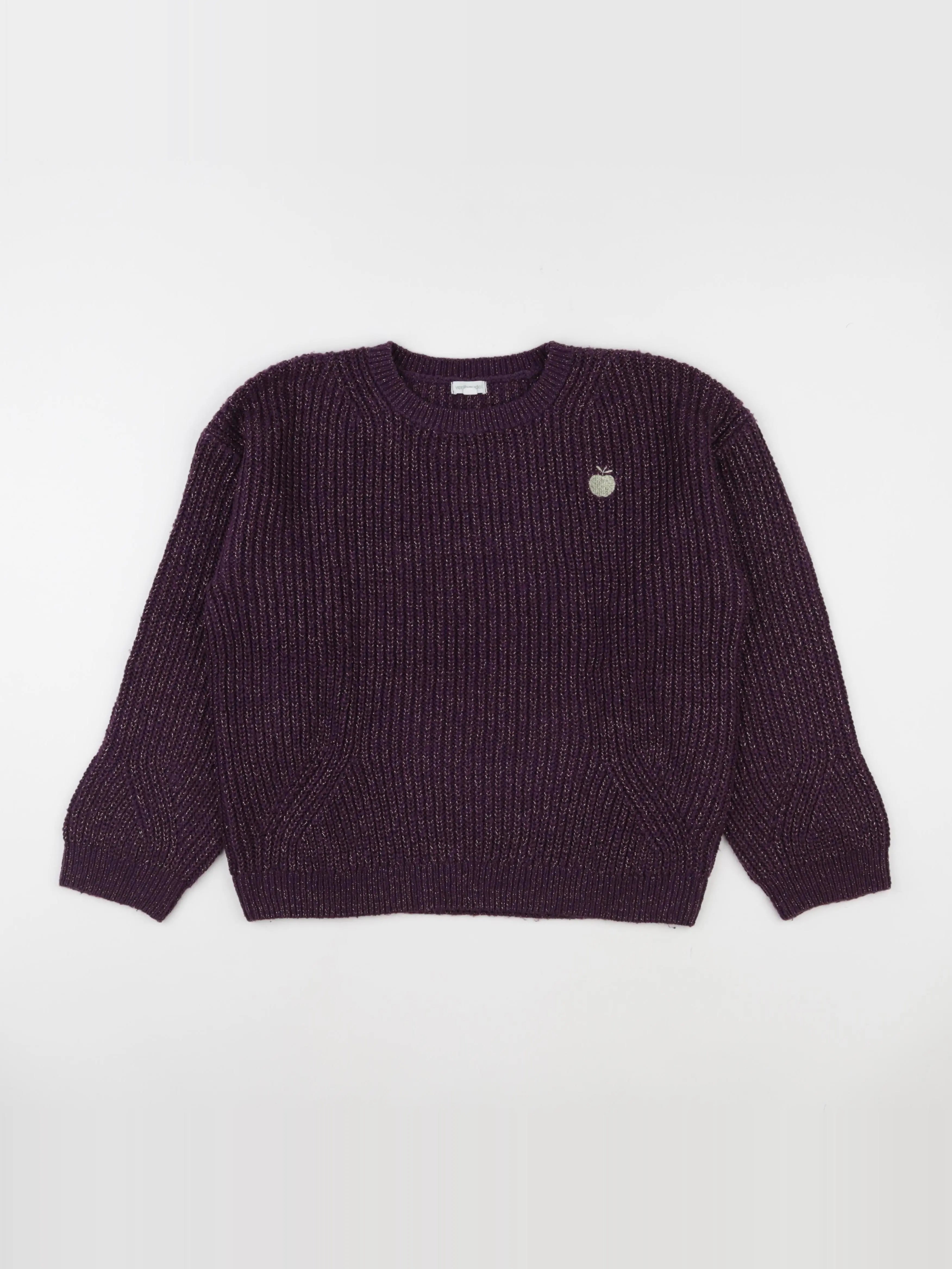 Vertbaudet - pull violet - 14 ans