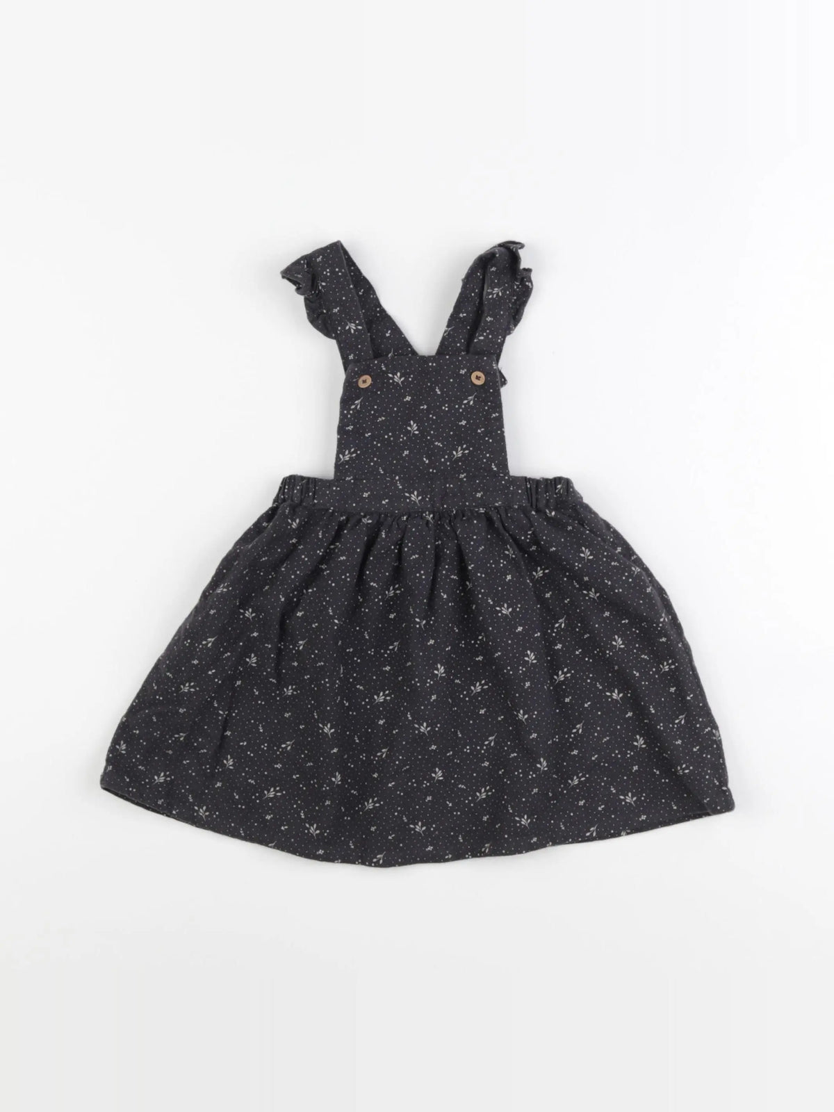 Vertbaudet - robe gris - 12 mois