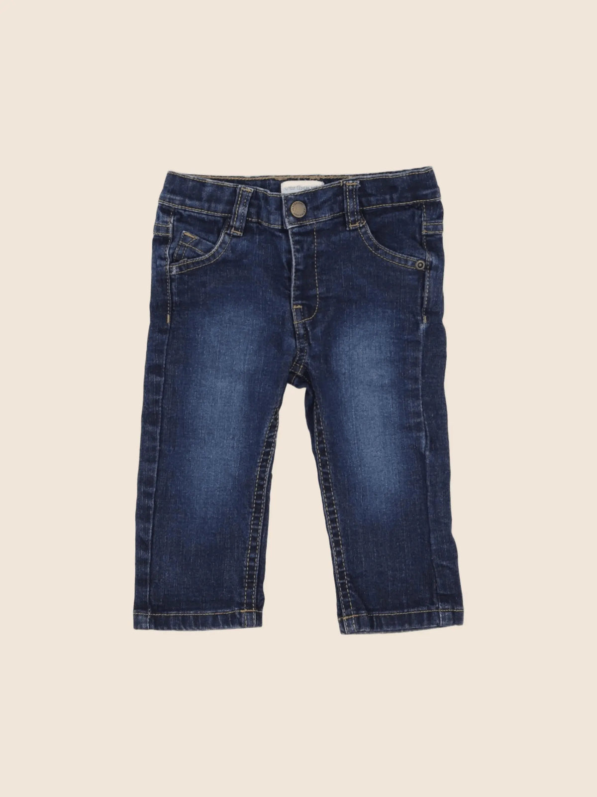 Vertbaudet - jean bleu - 9 mois