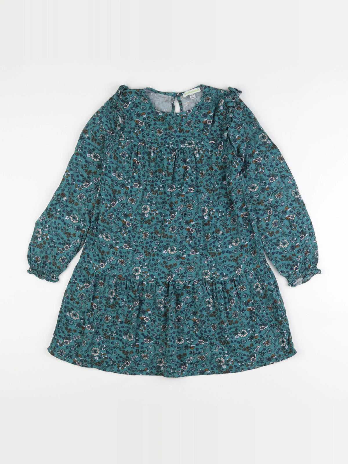 Vertbaudet - robe vert - 8 ans