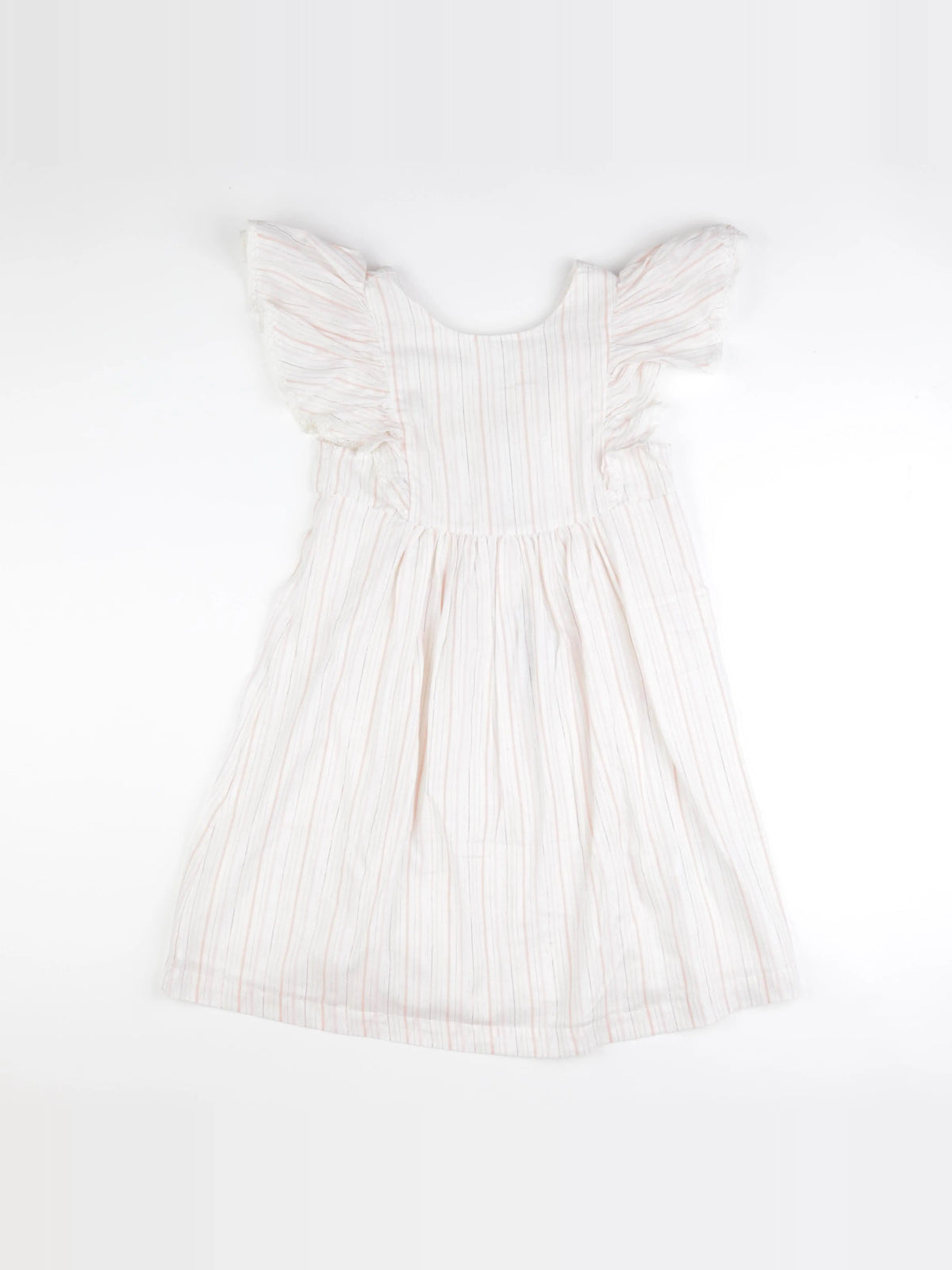 Vertbaudet - robe blanc, rose - 12 ans