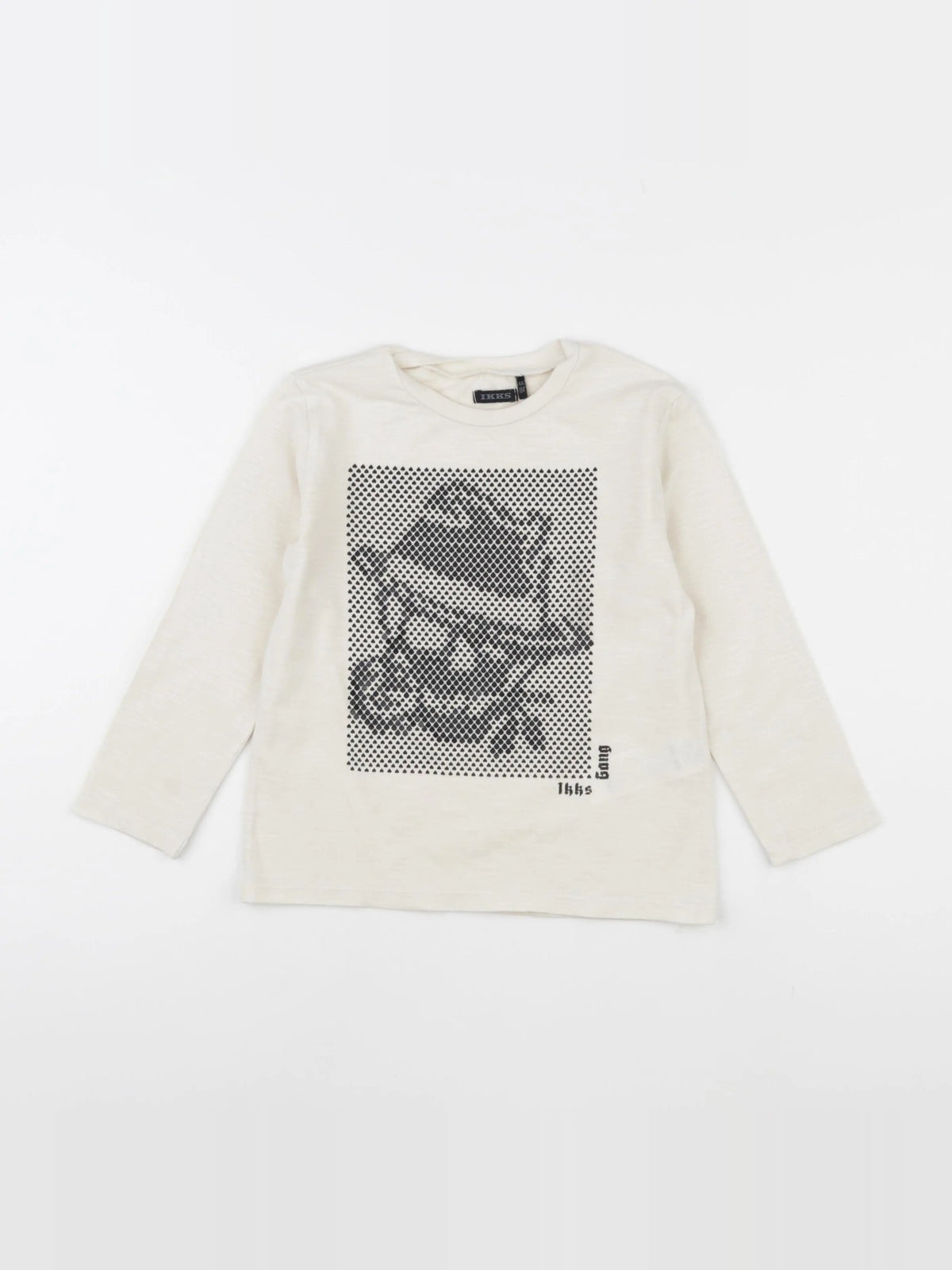IKKS - tee-shirt beige - 4 ans