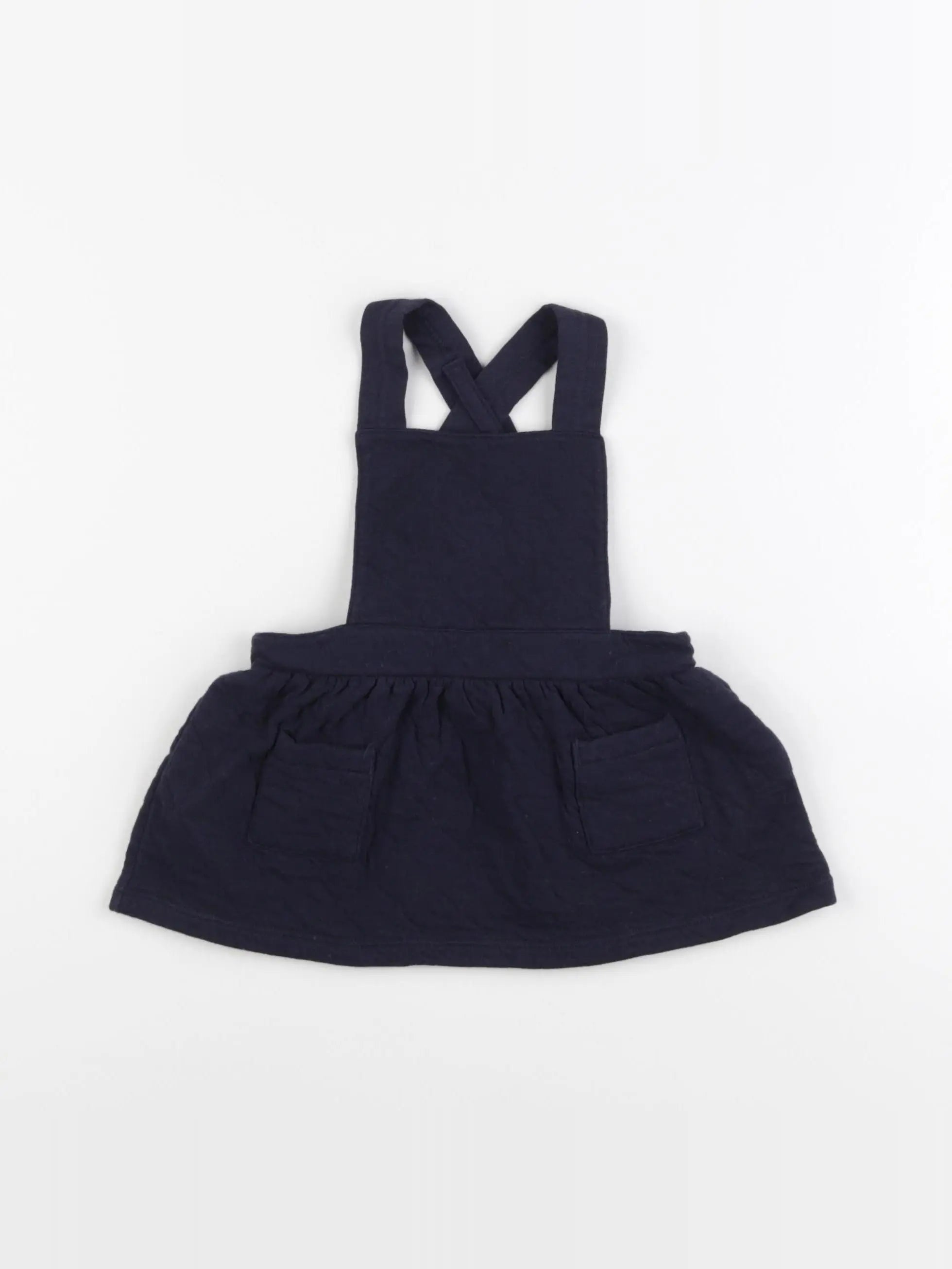 Petit Bateau - robe bleu - 12 mois