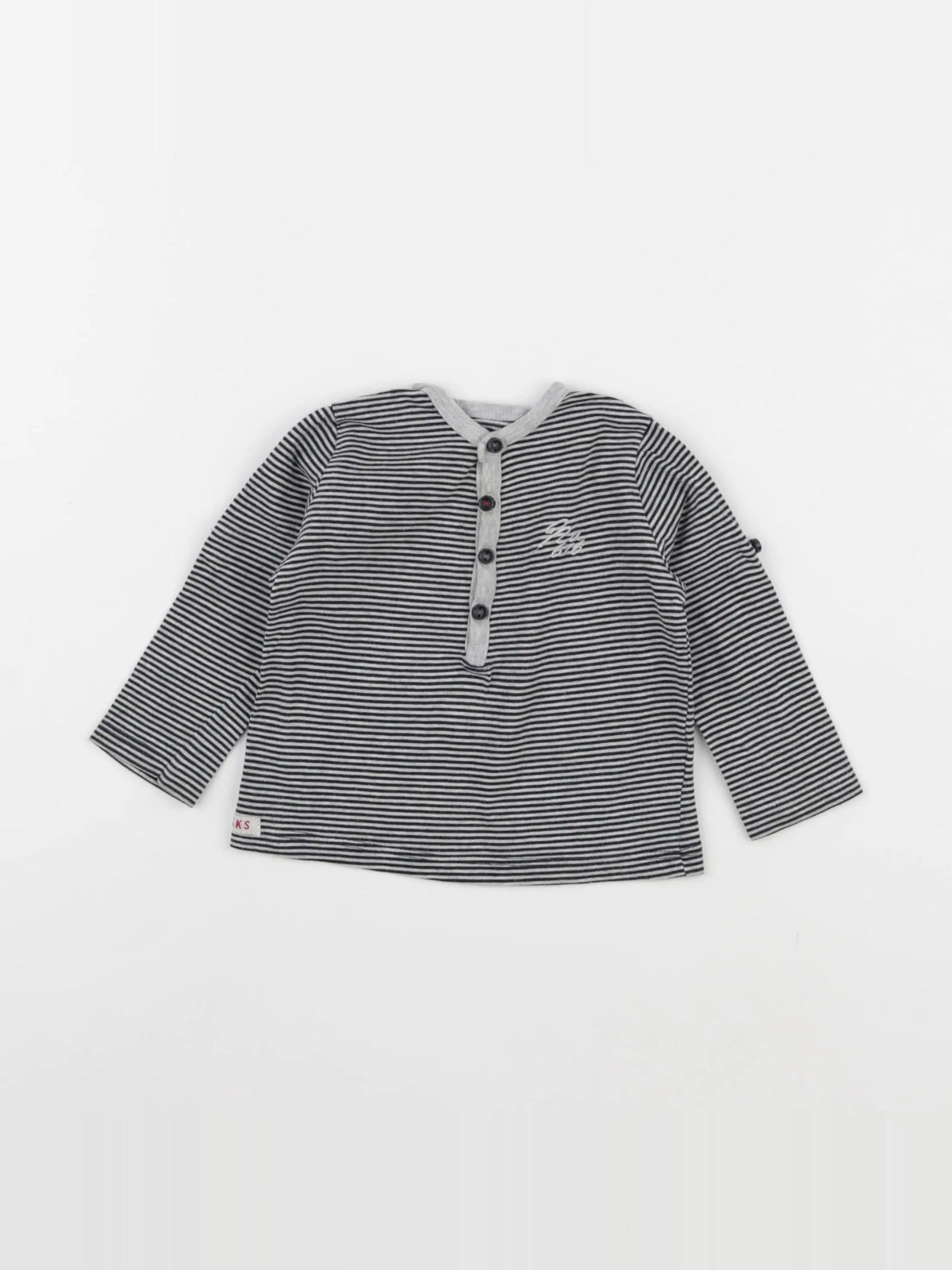 IKKS - tee-shirt gris - 6 mois