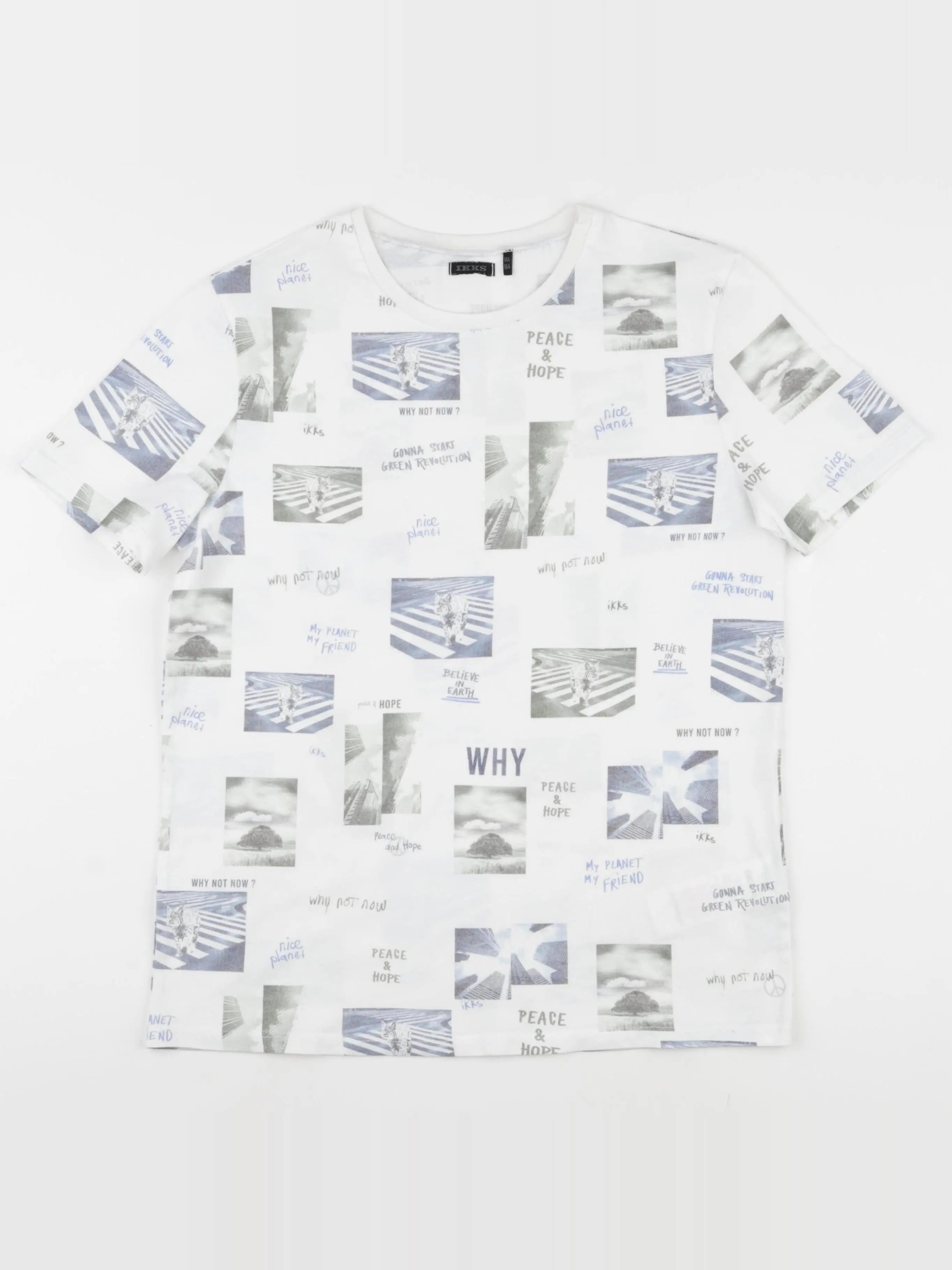 IKKS - tee-shirt blanc - 14 ans
