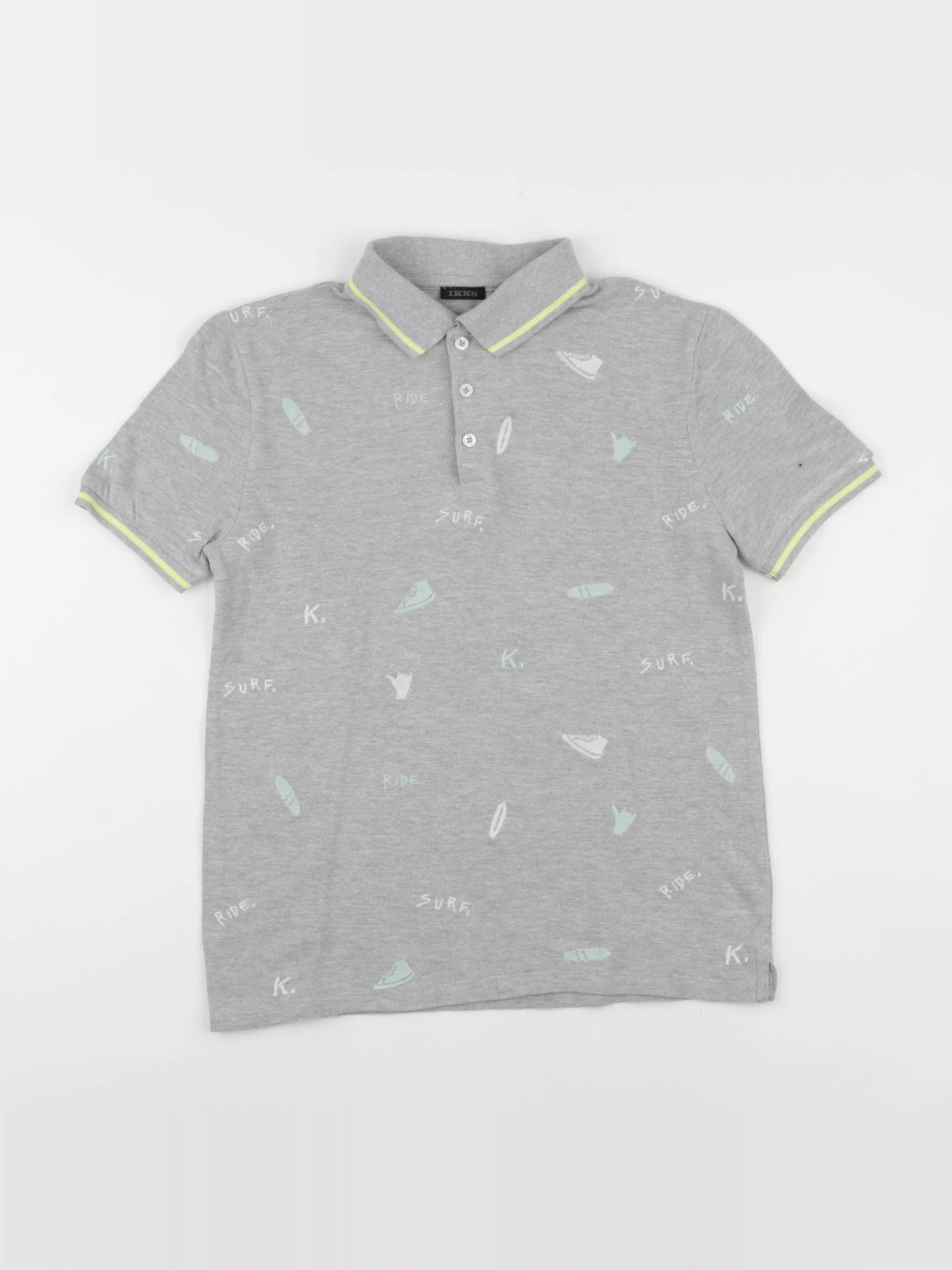 IKKS - polo gris - 12 ans