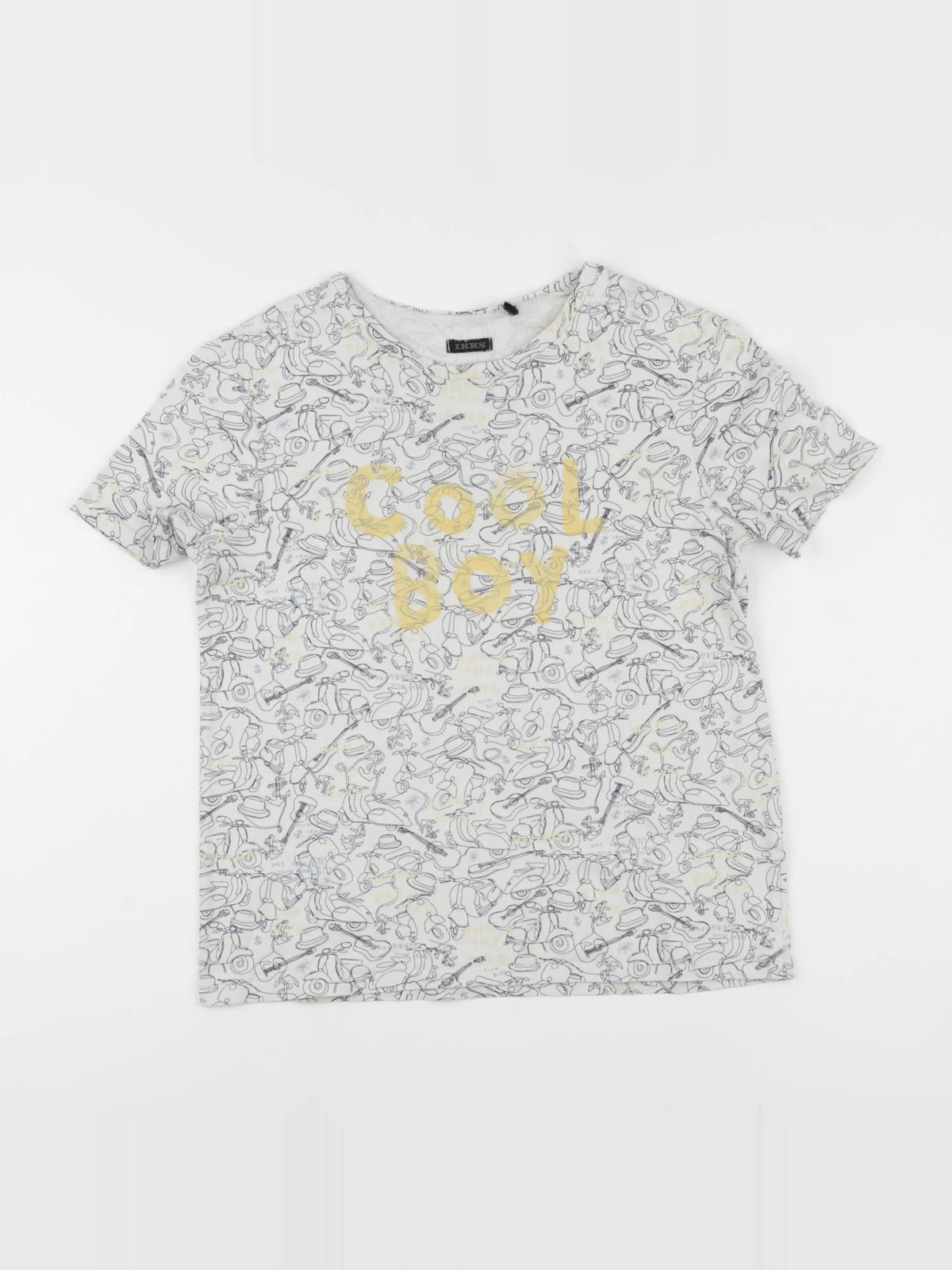 IKKS - tee-shirt beige - 12 ans