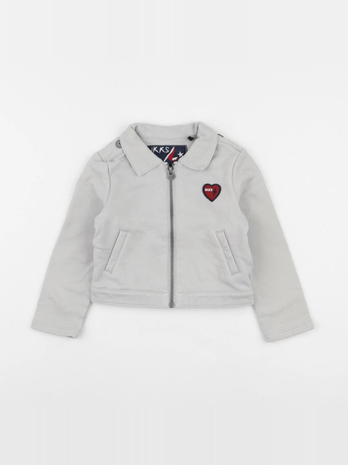 IKKS - veste gris - 4 ans