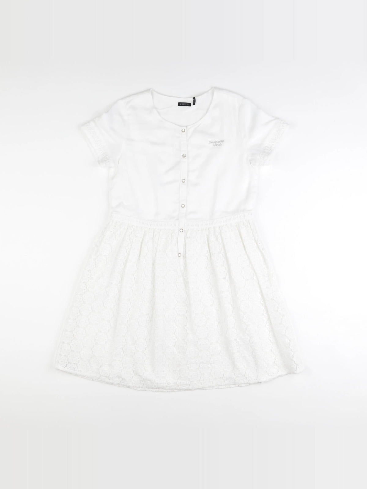 IKKS - robe blanc - 12 ans