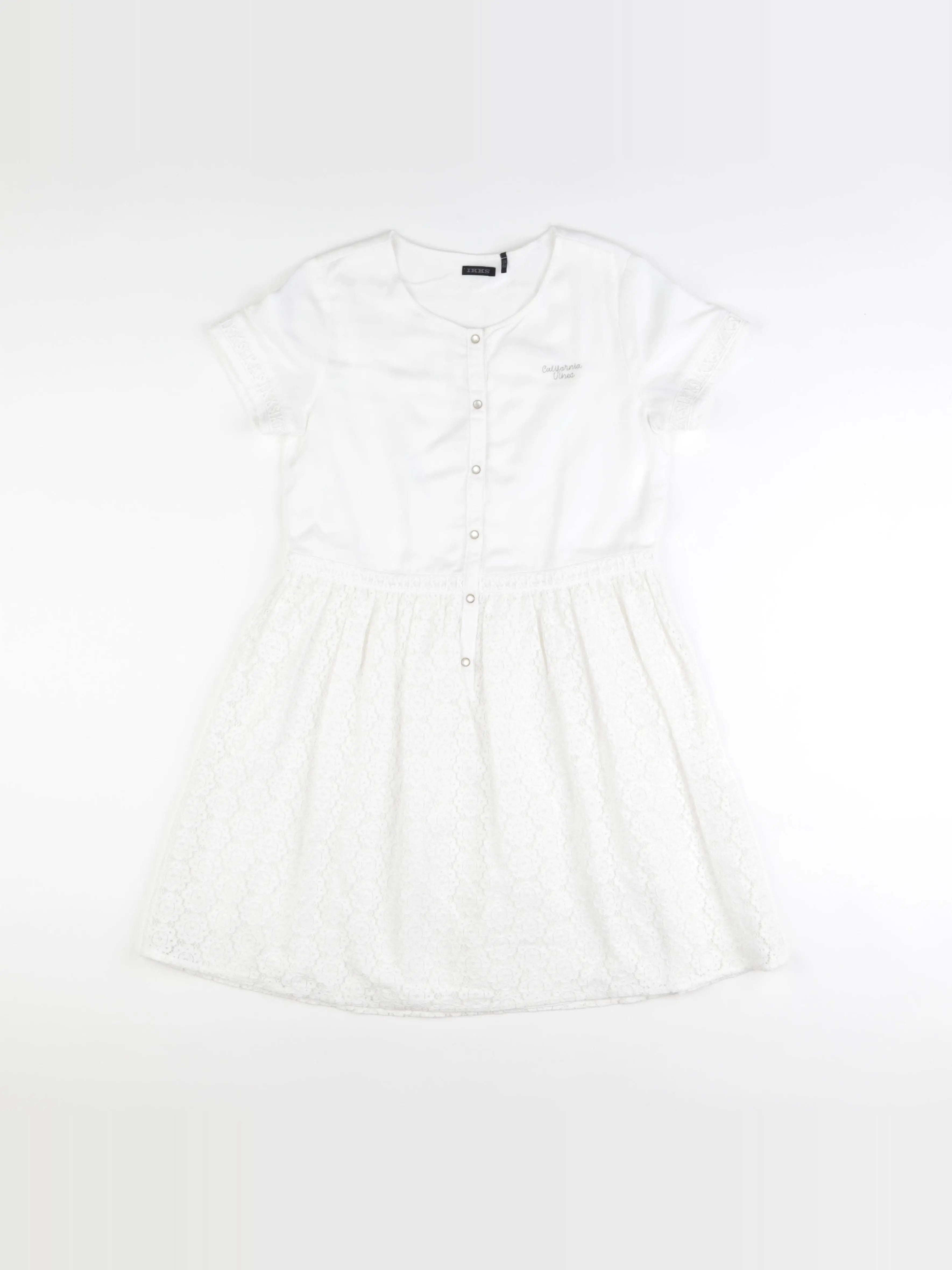 IKKS - robe blanc - 12 ans