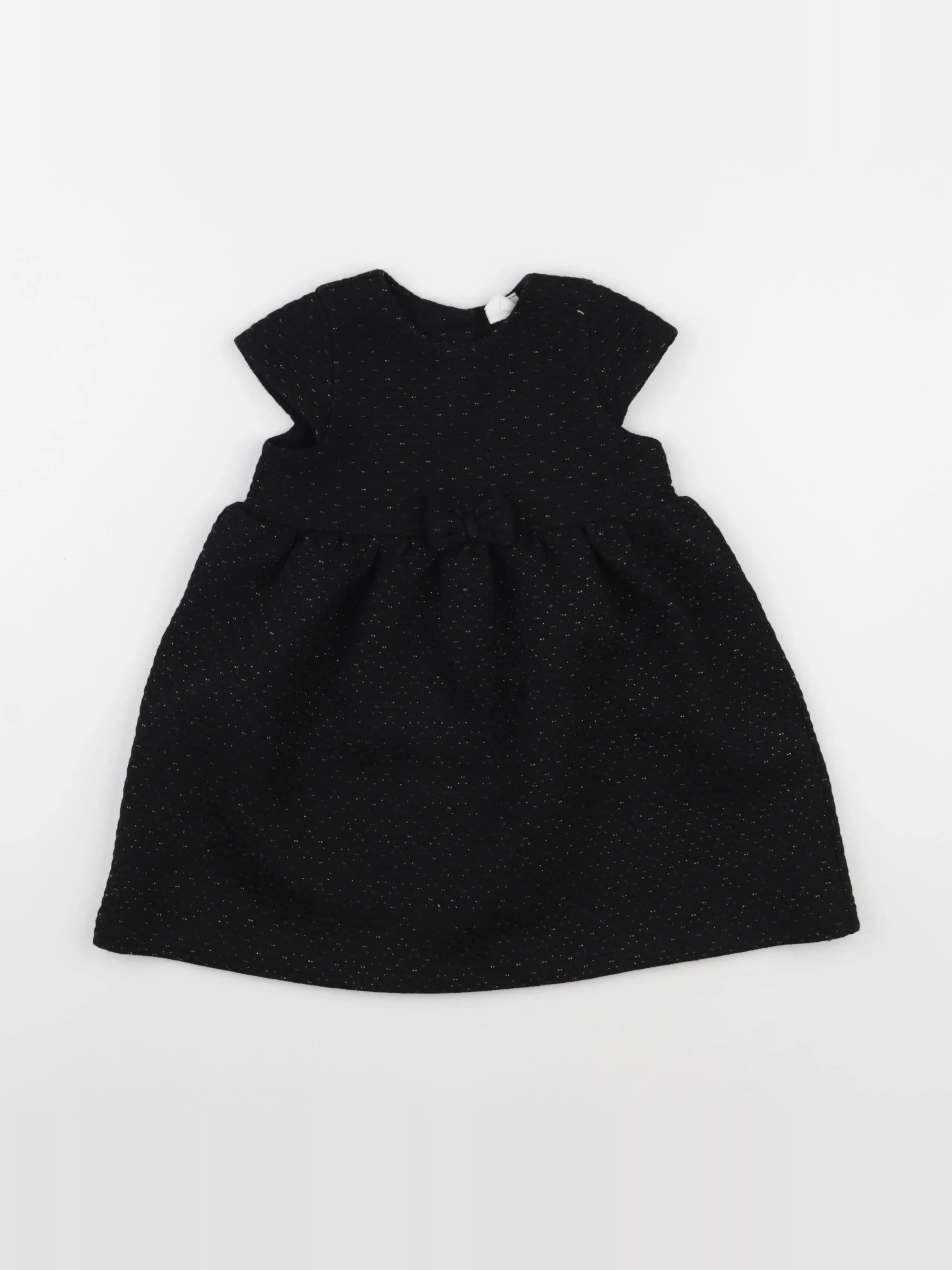 H&M - robe noir - 9/12 mois