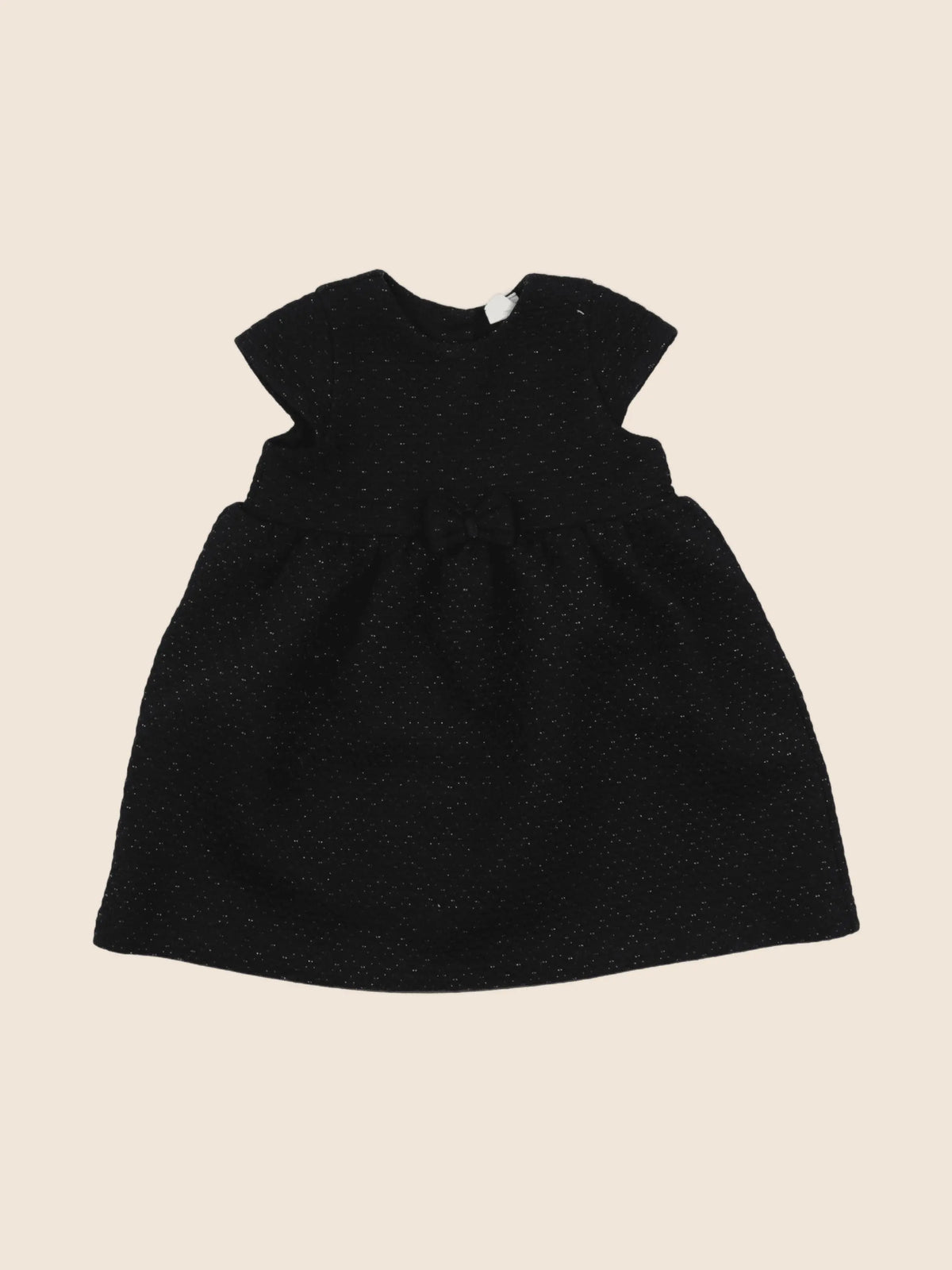 H&M - robe noir - 9/12 mois