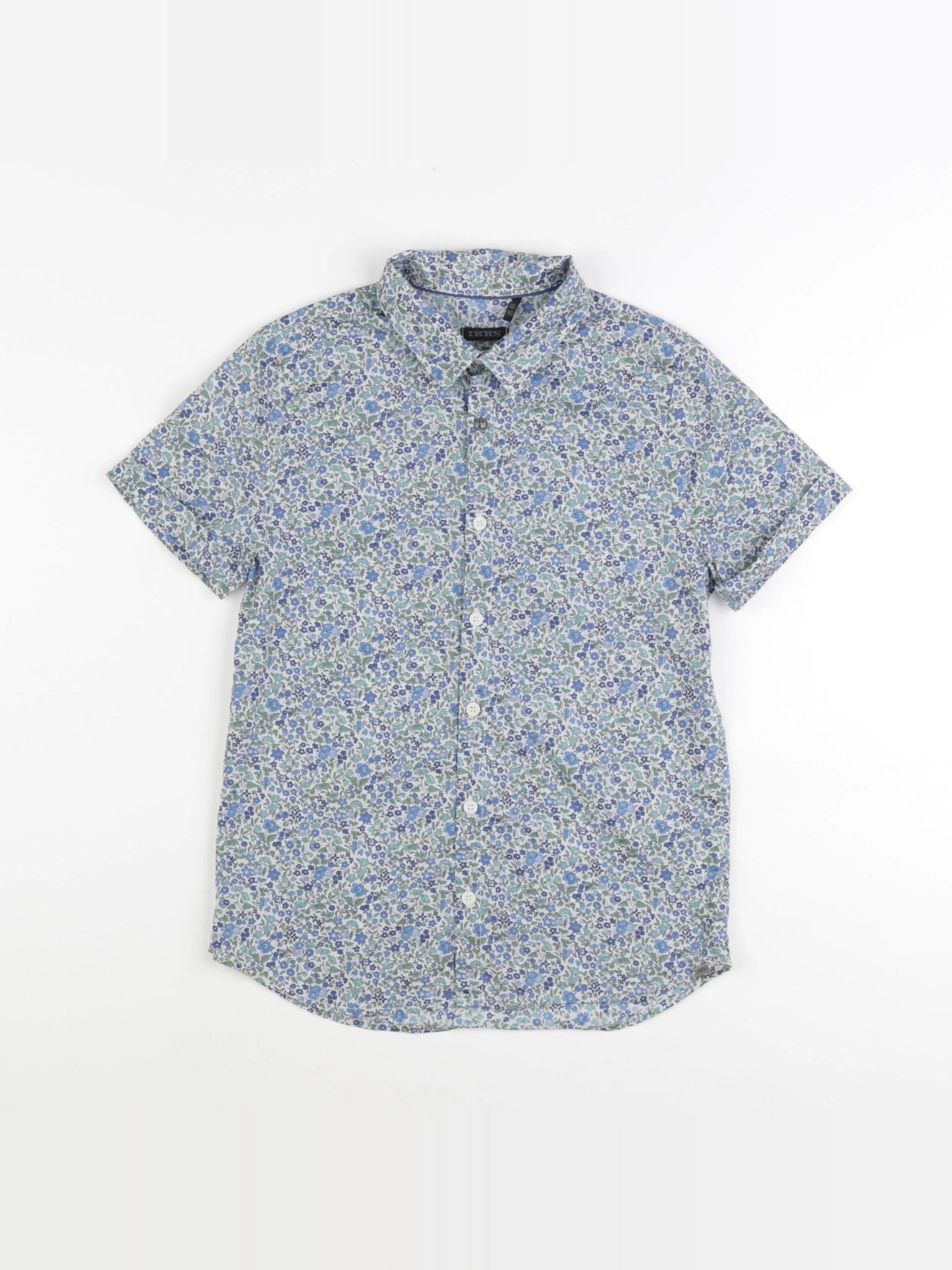 IKKS - chemise bleu - 10 ans