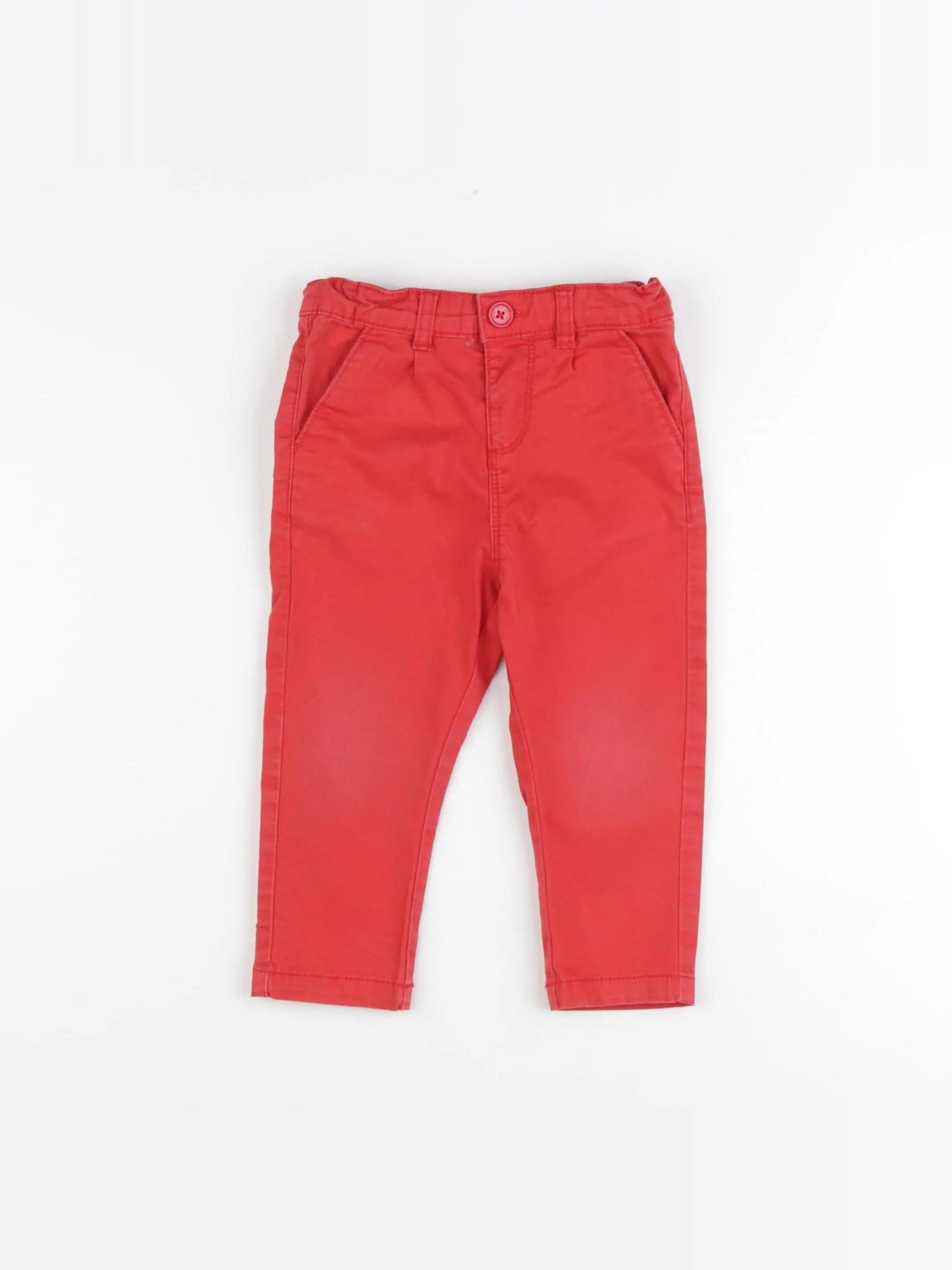Tape à l'oeil - pantalon rouge - 24 mois