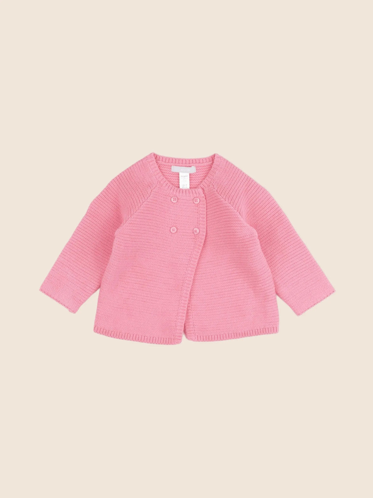 Obaïbi - gilet rose - 6 mois