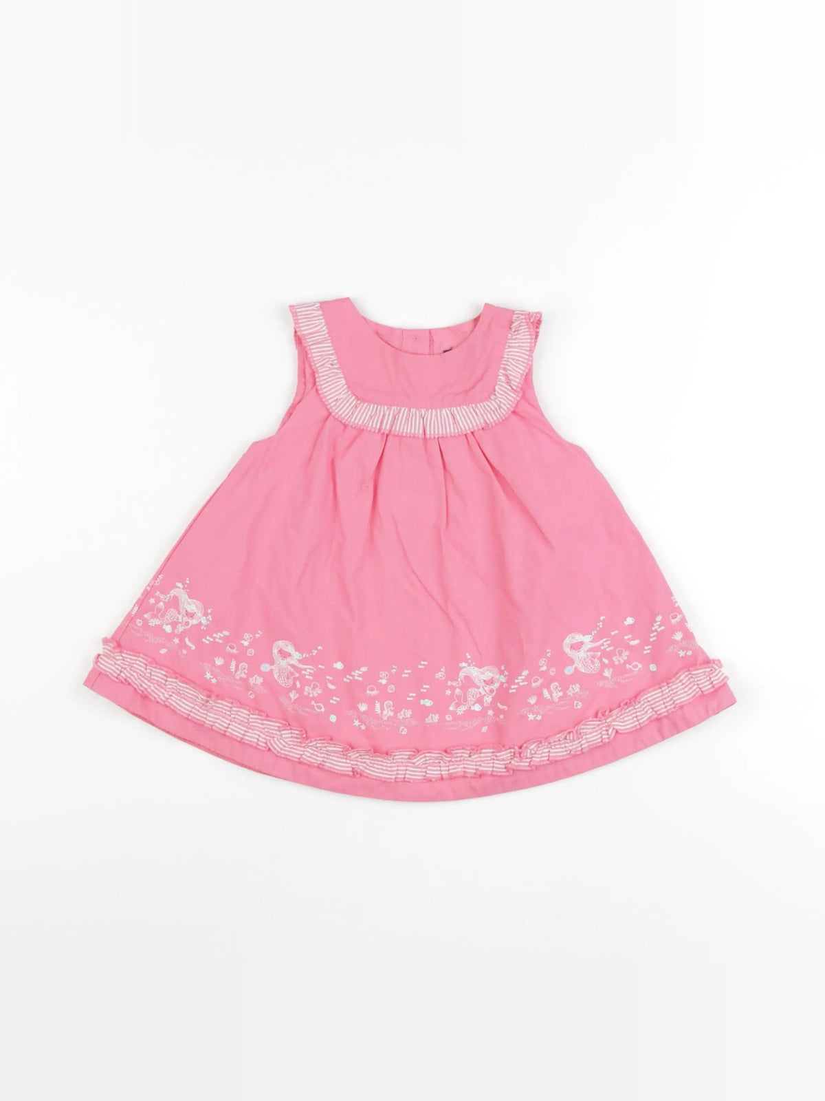 Sergent Major - robe rose - 6 mois