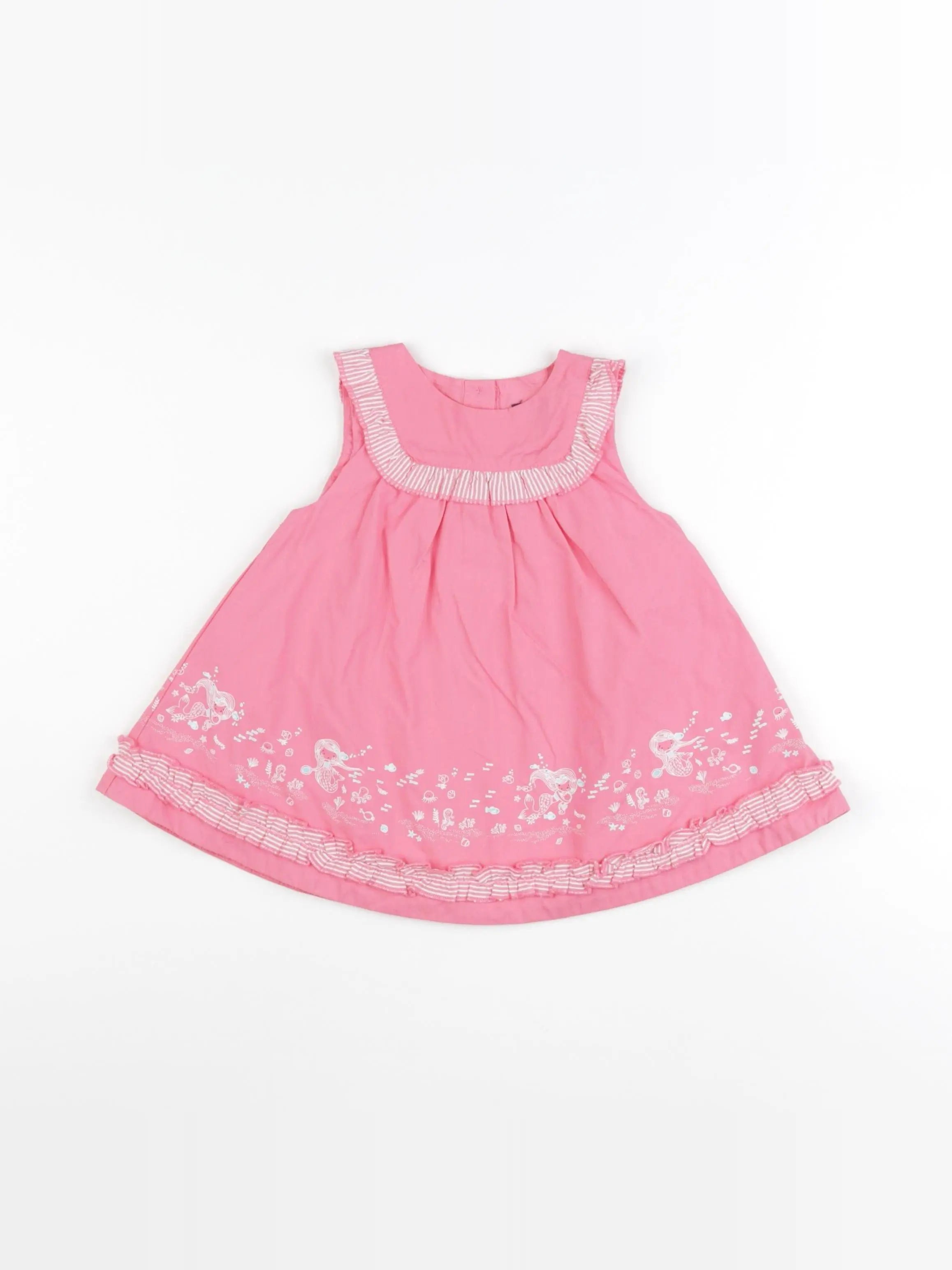 Sergent Major - robe rose - 6 mois