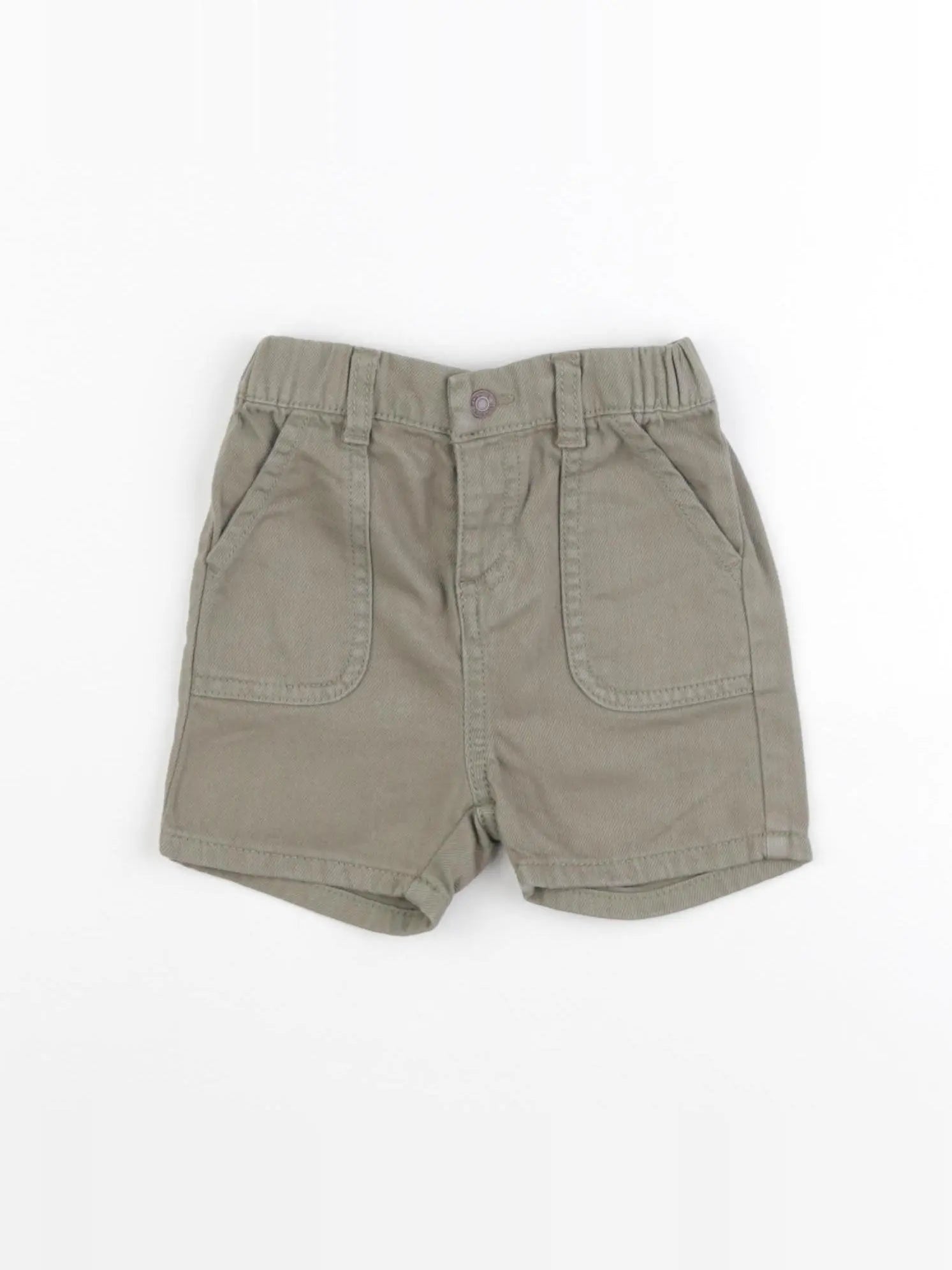 Vertbaudet - short vert - 9 mois