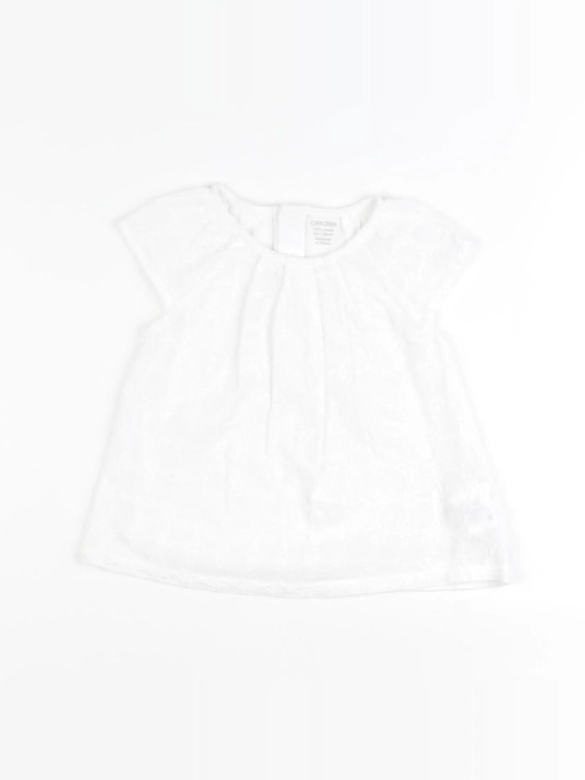 Obaïbi - robe blanc - 6 mois