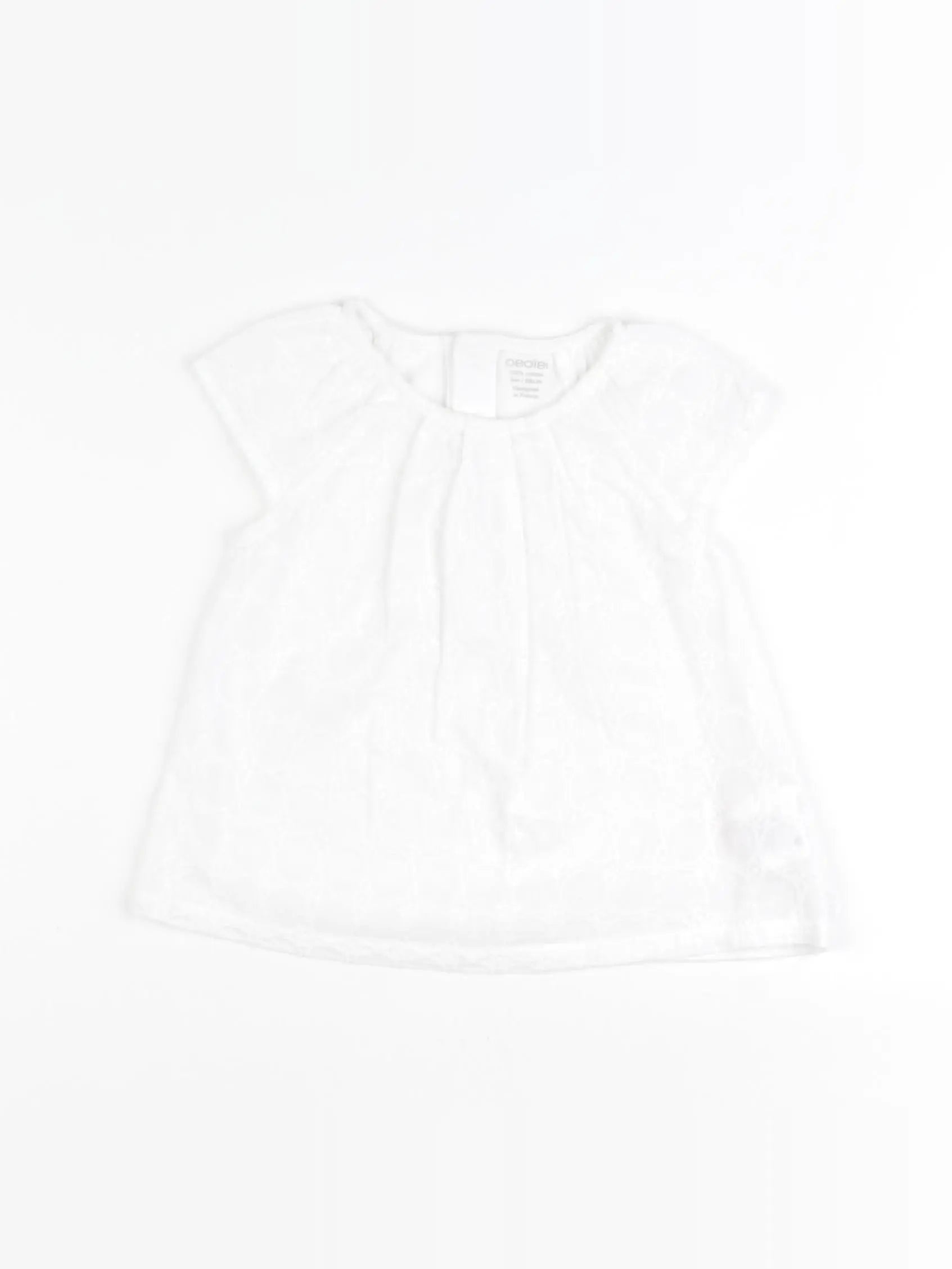 Obaïbi - robe blanc - 6 mois