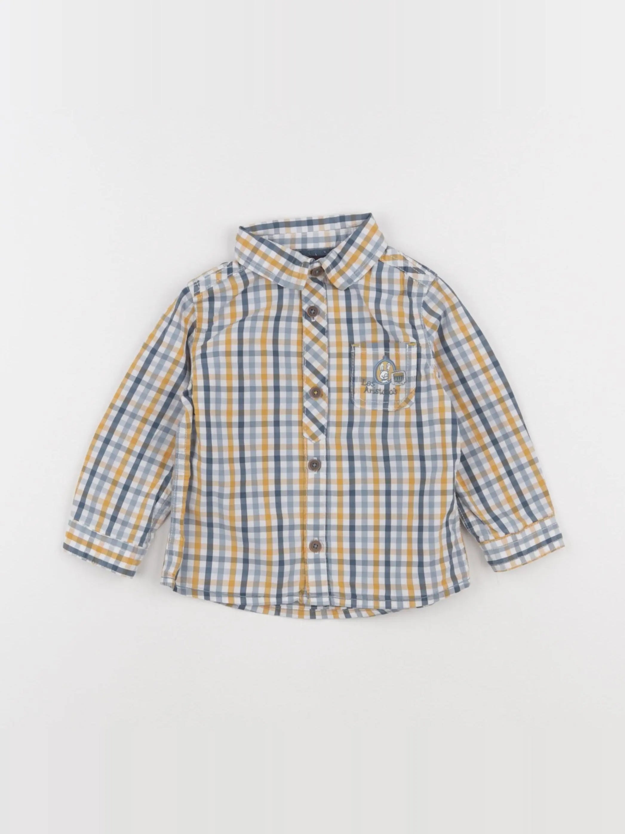 Sergent Major - chemise jaune - 12 mois