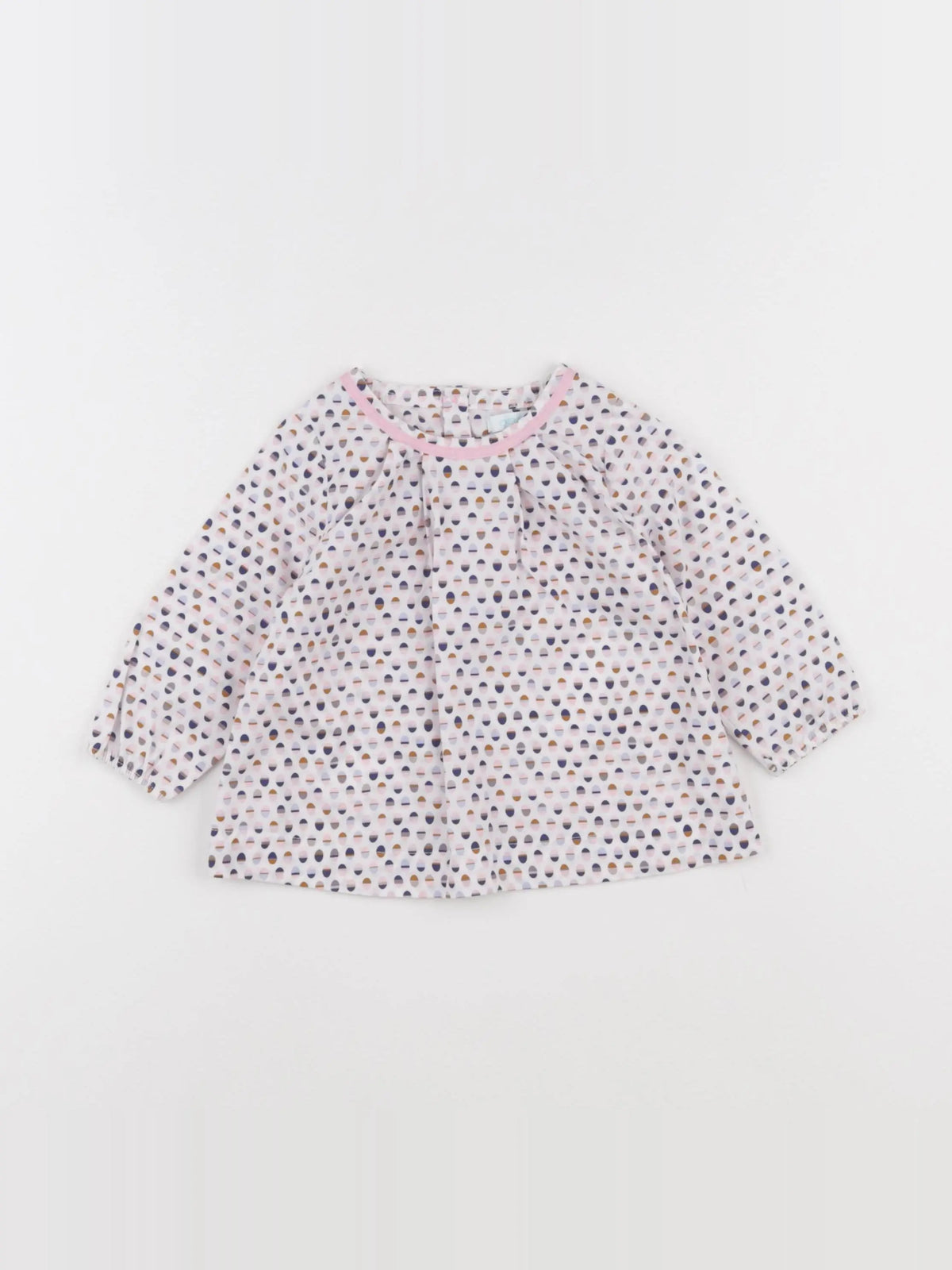 Obaïbi - blouse blanc - 6 mois