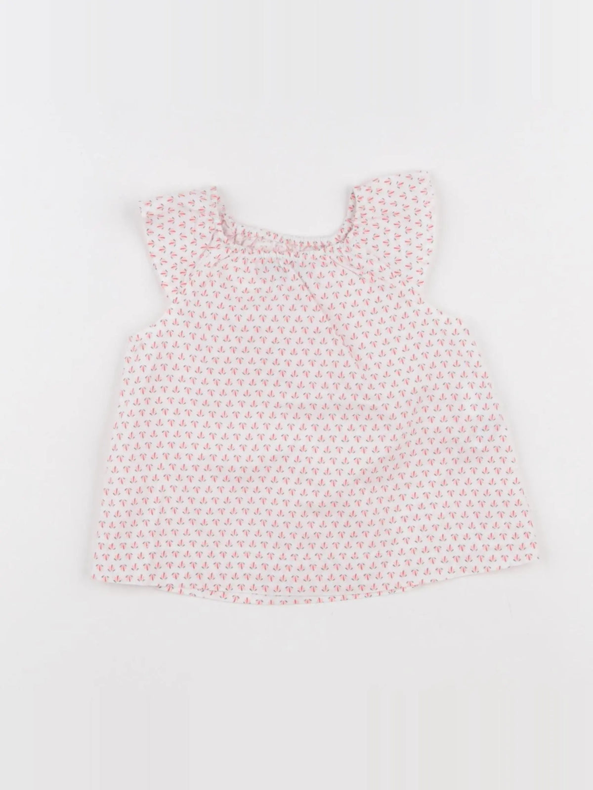 Obaïbi - blouse blanc - 6 mois