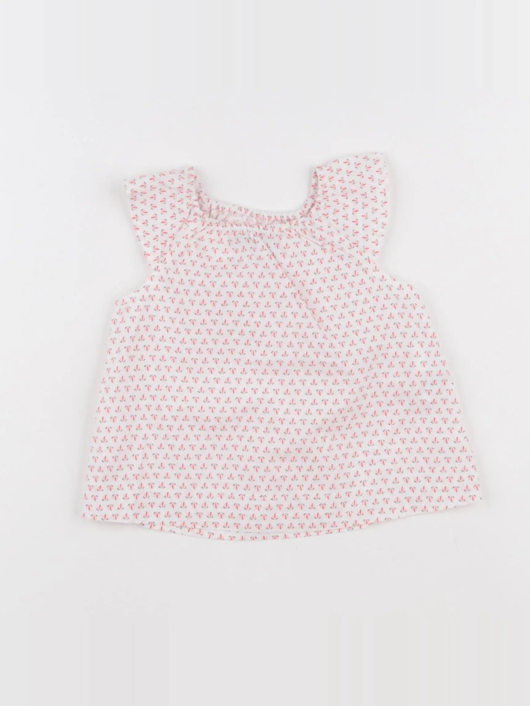 Obaïbi - blouse blanc - 6 mois