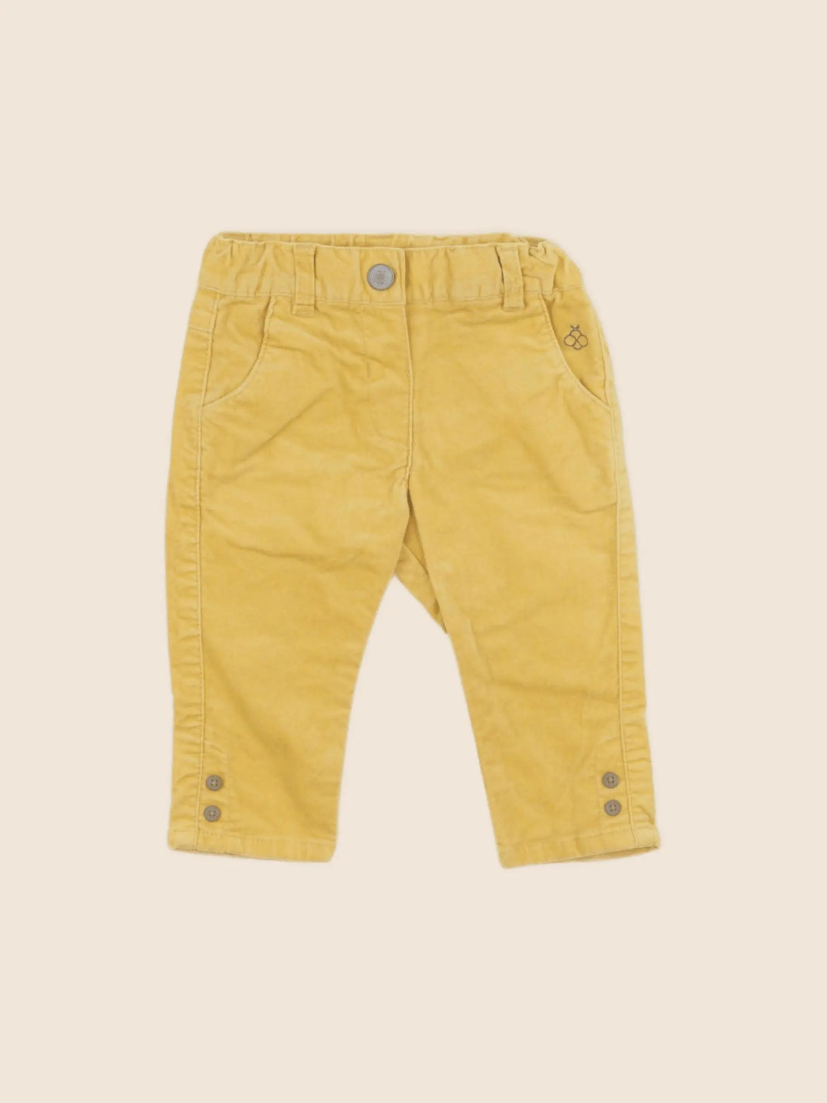 Obaïbi - pantalon jaune - 6 mois