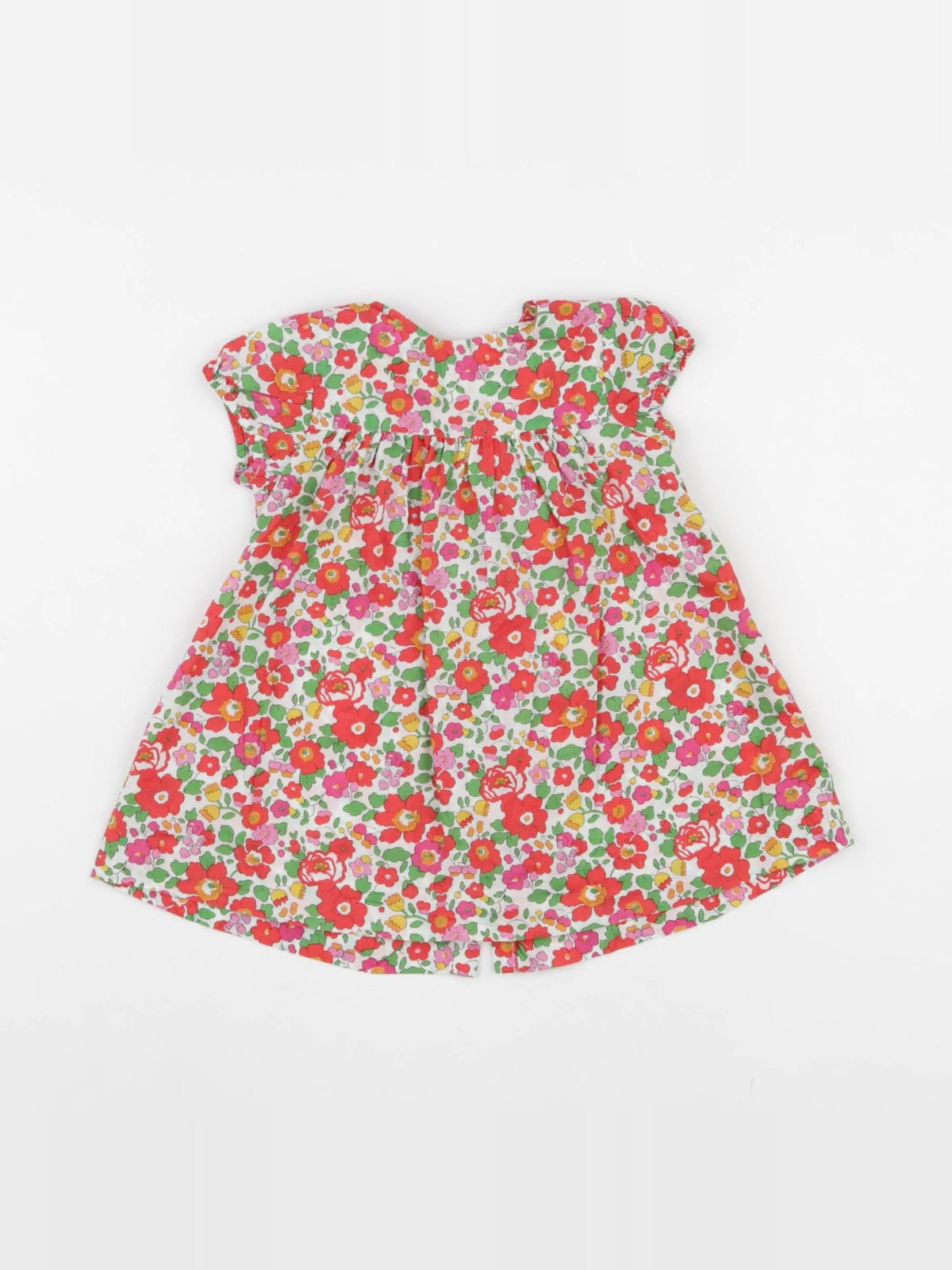 Jacadi - robe liberty rouge - 6 mois