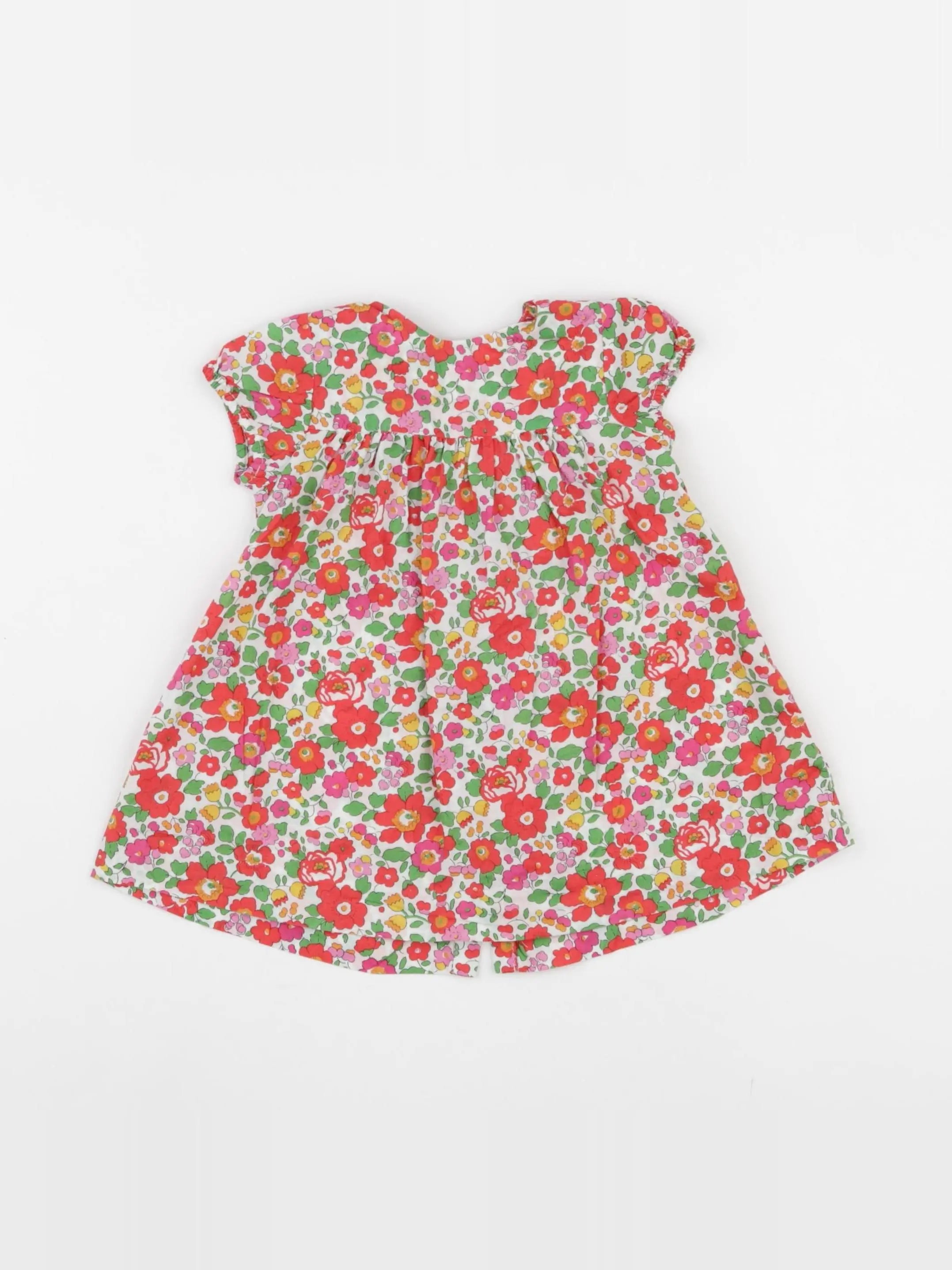 Jacadi - robe liberty rouge - 6 mois
