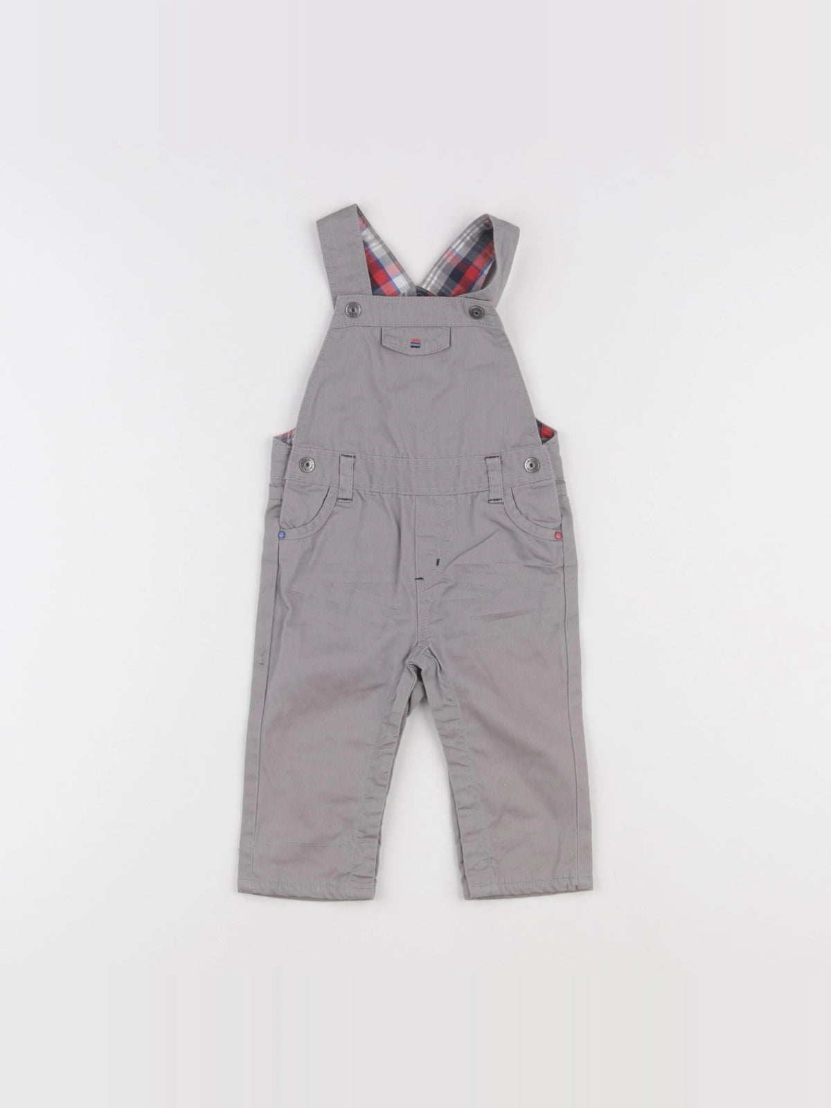 Obaïbi - salopette gris - 6 mois