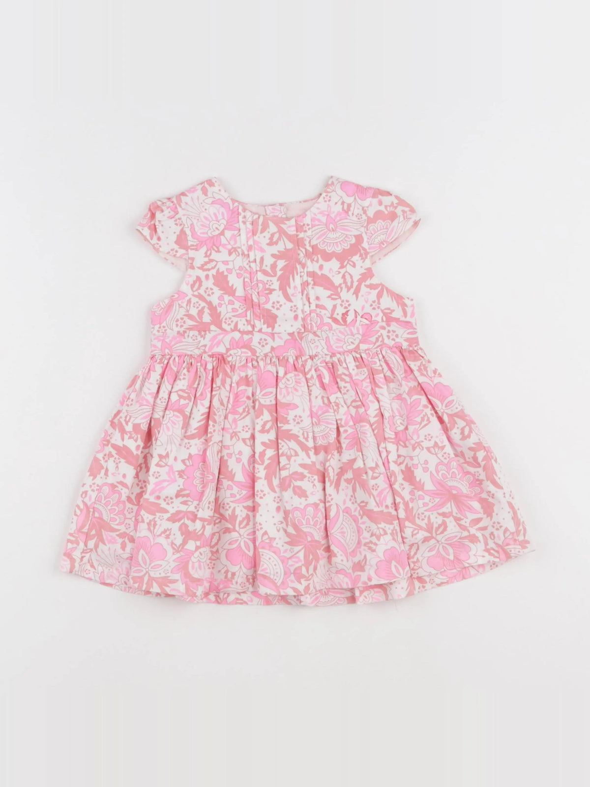 DPAM - robe rose, beige - 9 mois