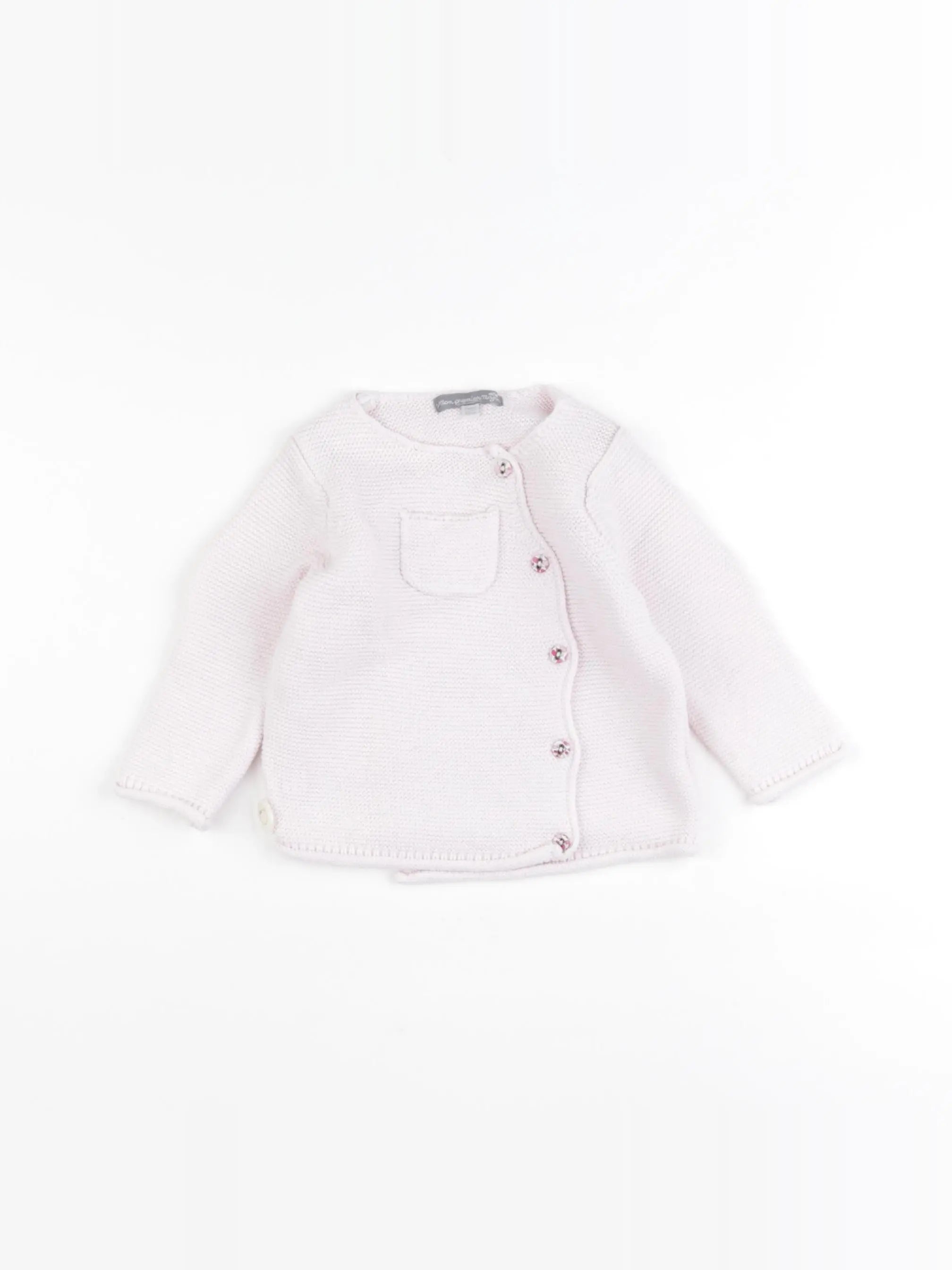 Sergent Major - gilet rose - 6 mois