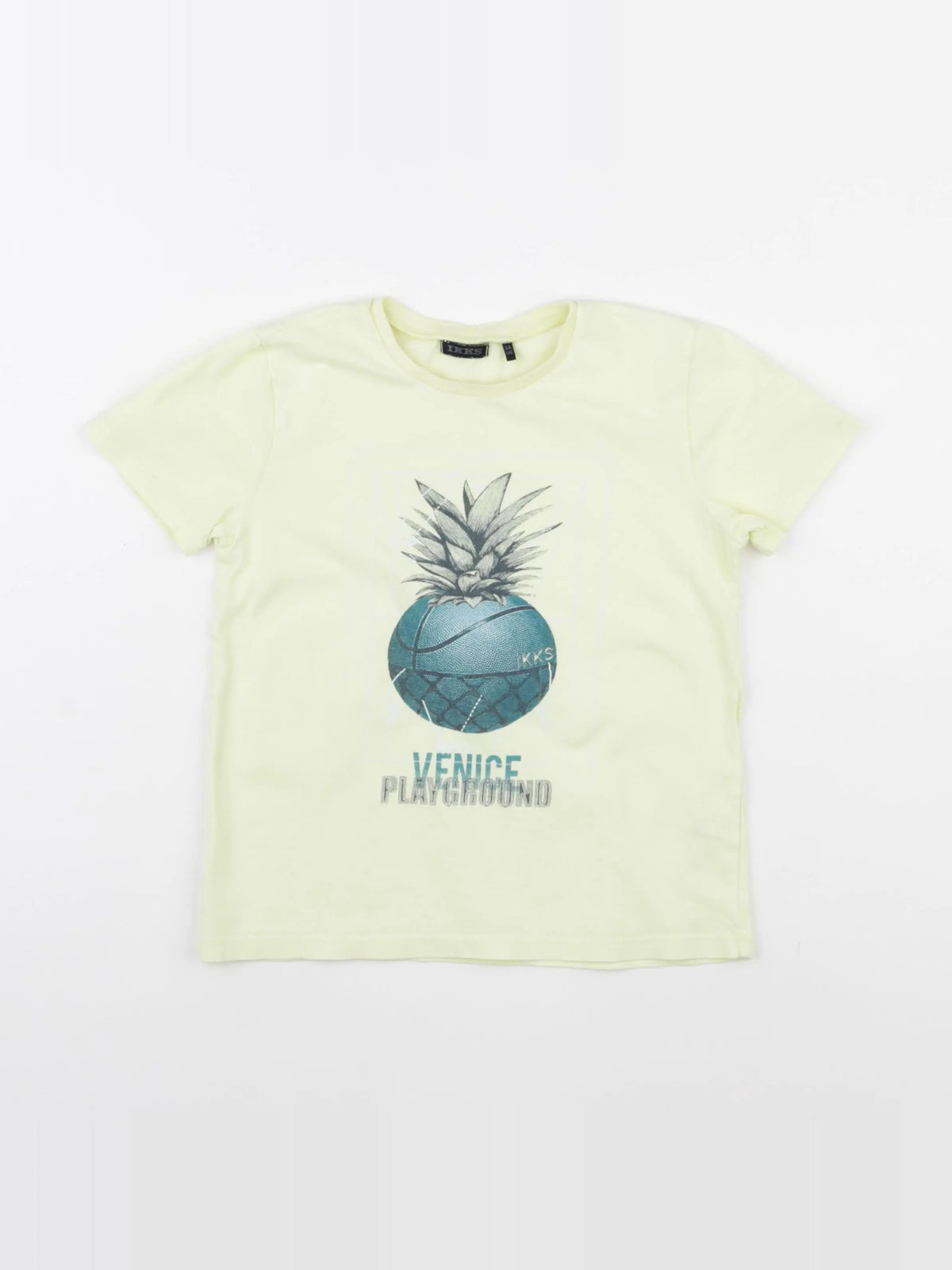 IKKS - tee-shirt jaune - 6 ans