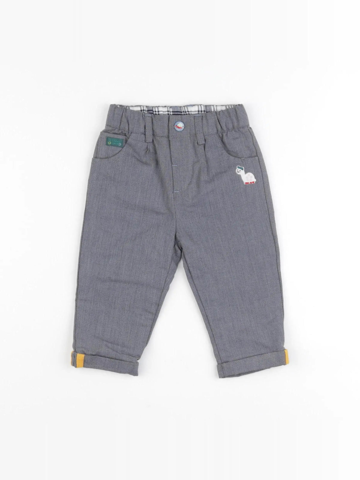 Sergent Major - pantalon doublé gris - 6 mois
