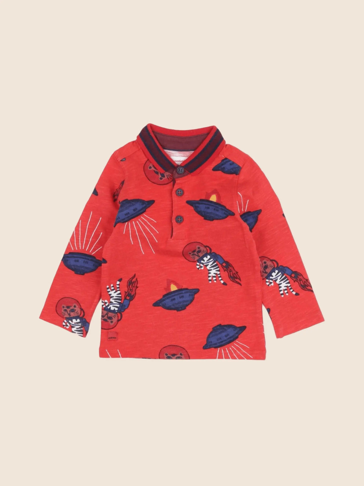 Catimini - tee-shirt rouge - 12 mois