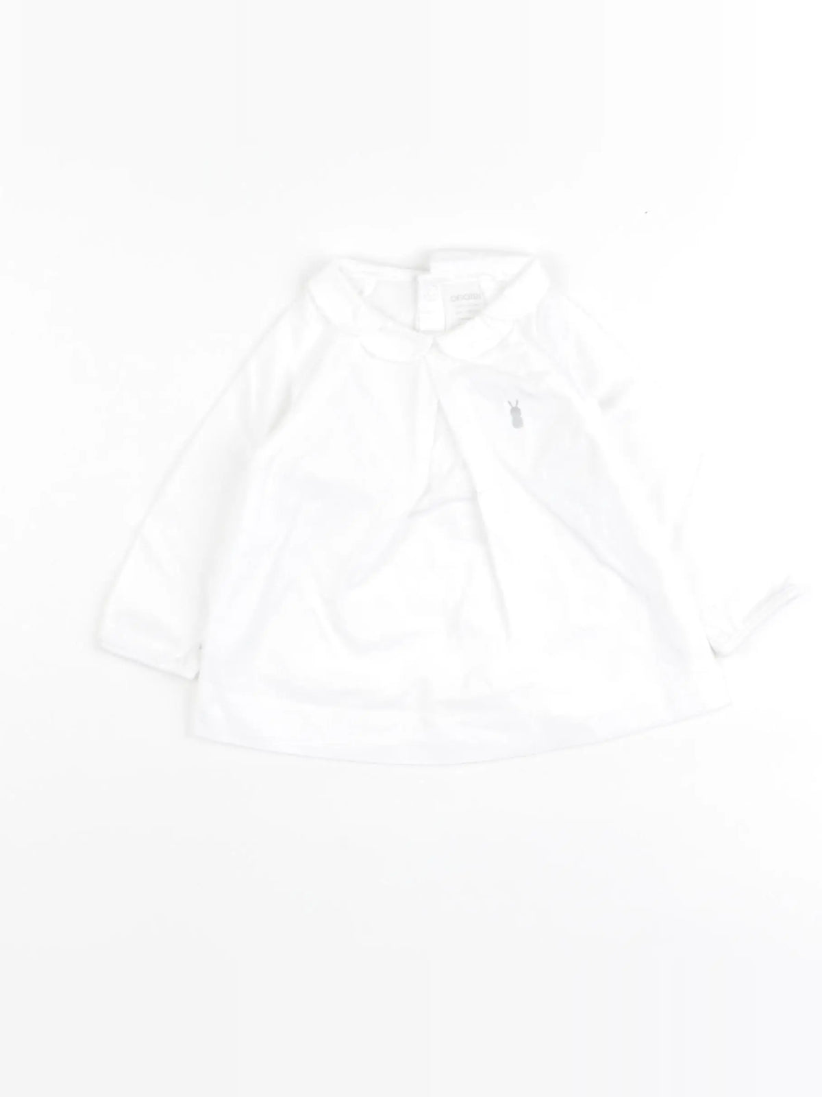 Obaïbi - blouse blanc - 6 mois