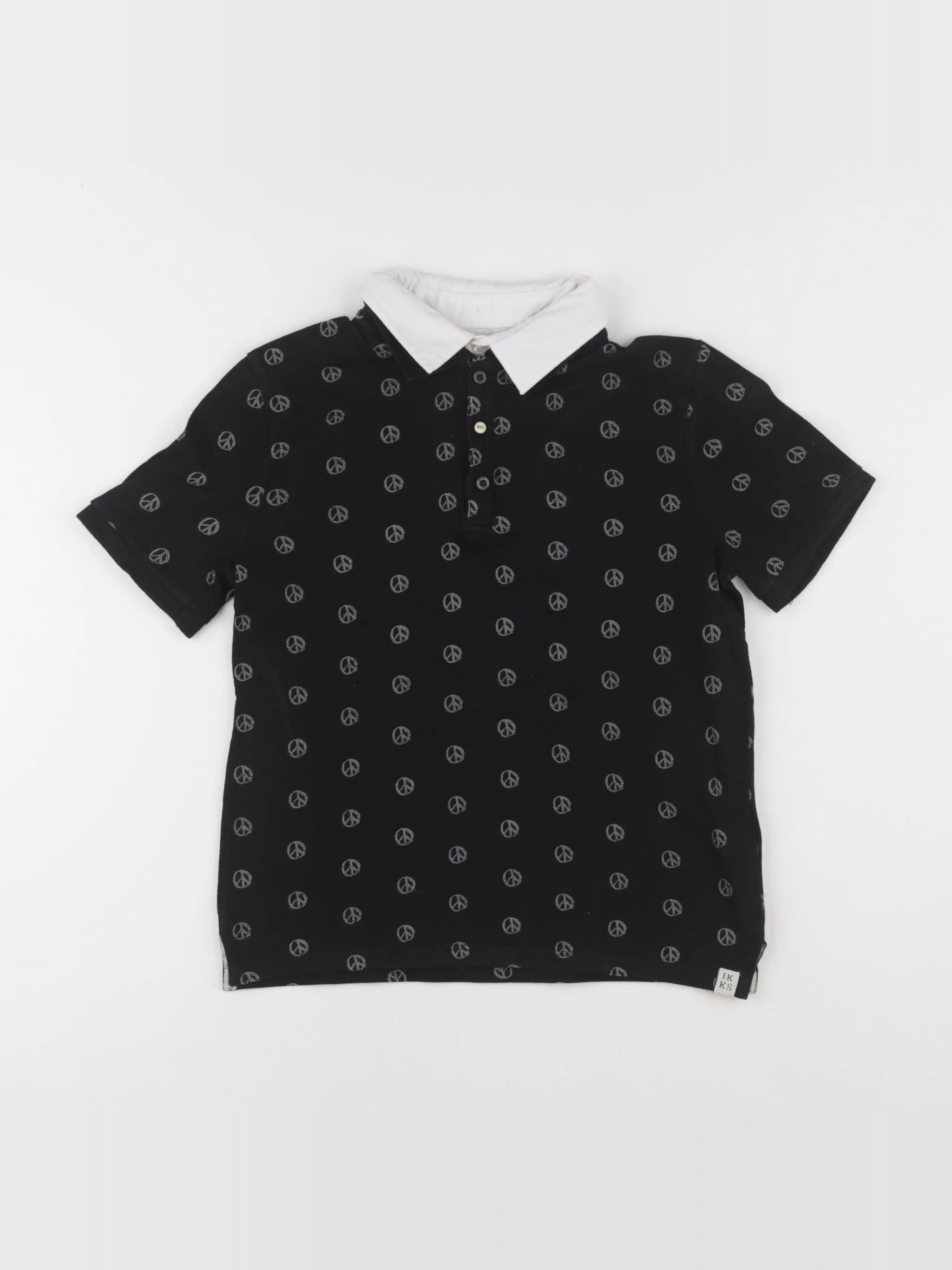 IKKS - polo noir - 12 ans