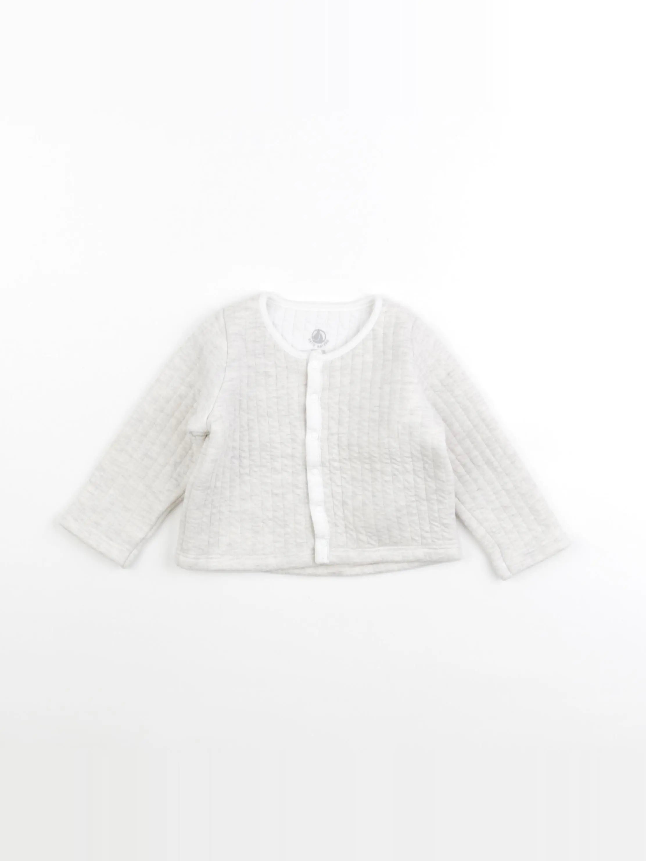 Petit Bateau - gilet beige - 12 mois