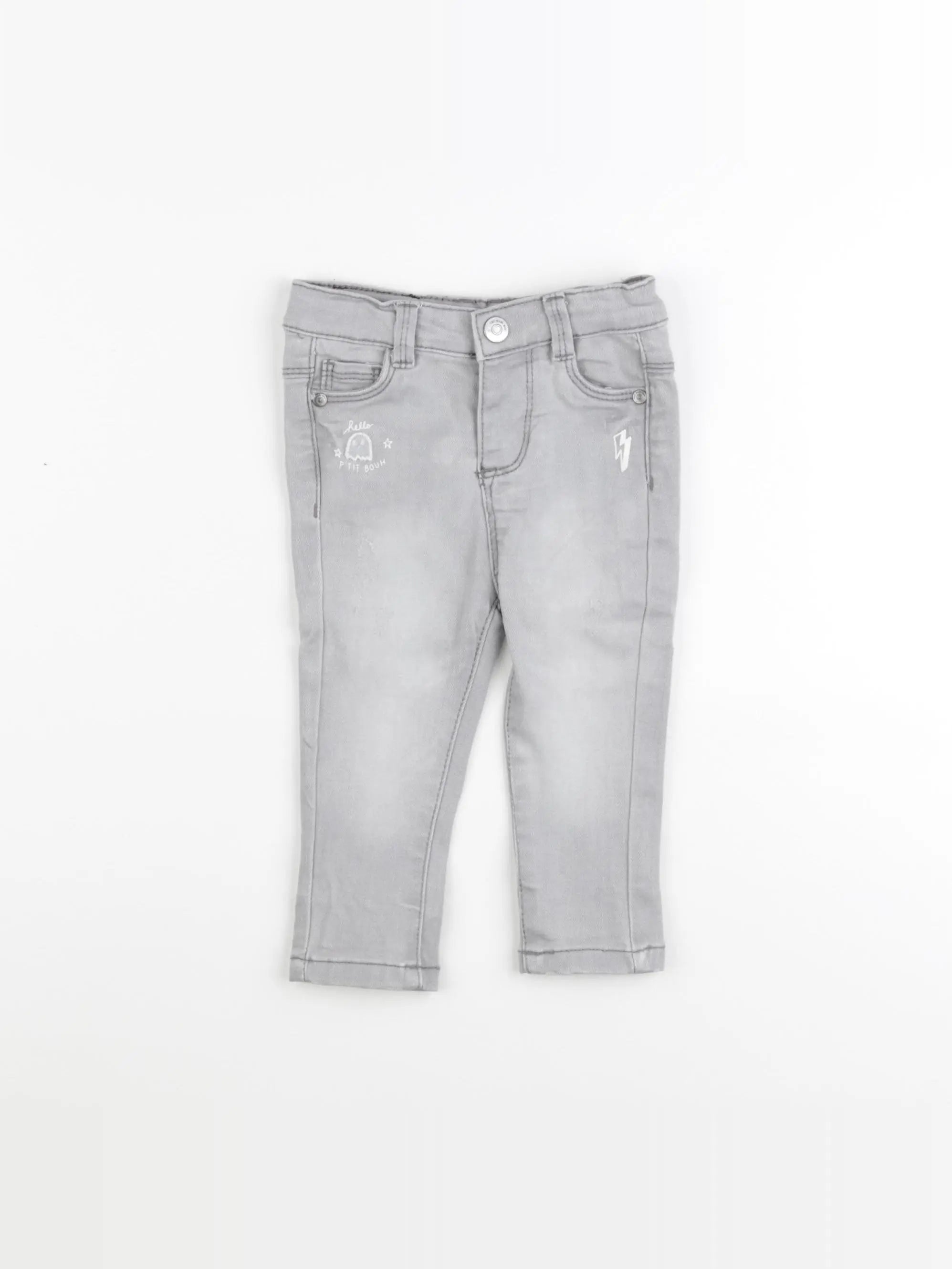 Tape à l'oeil - jegging gris - 9 mois