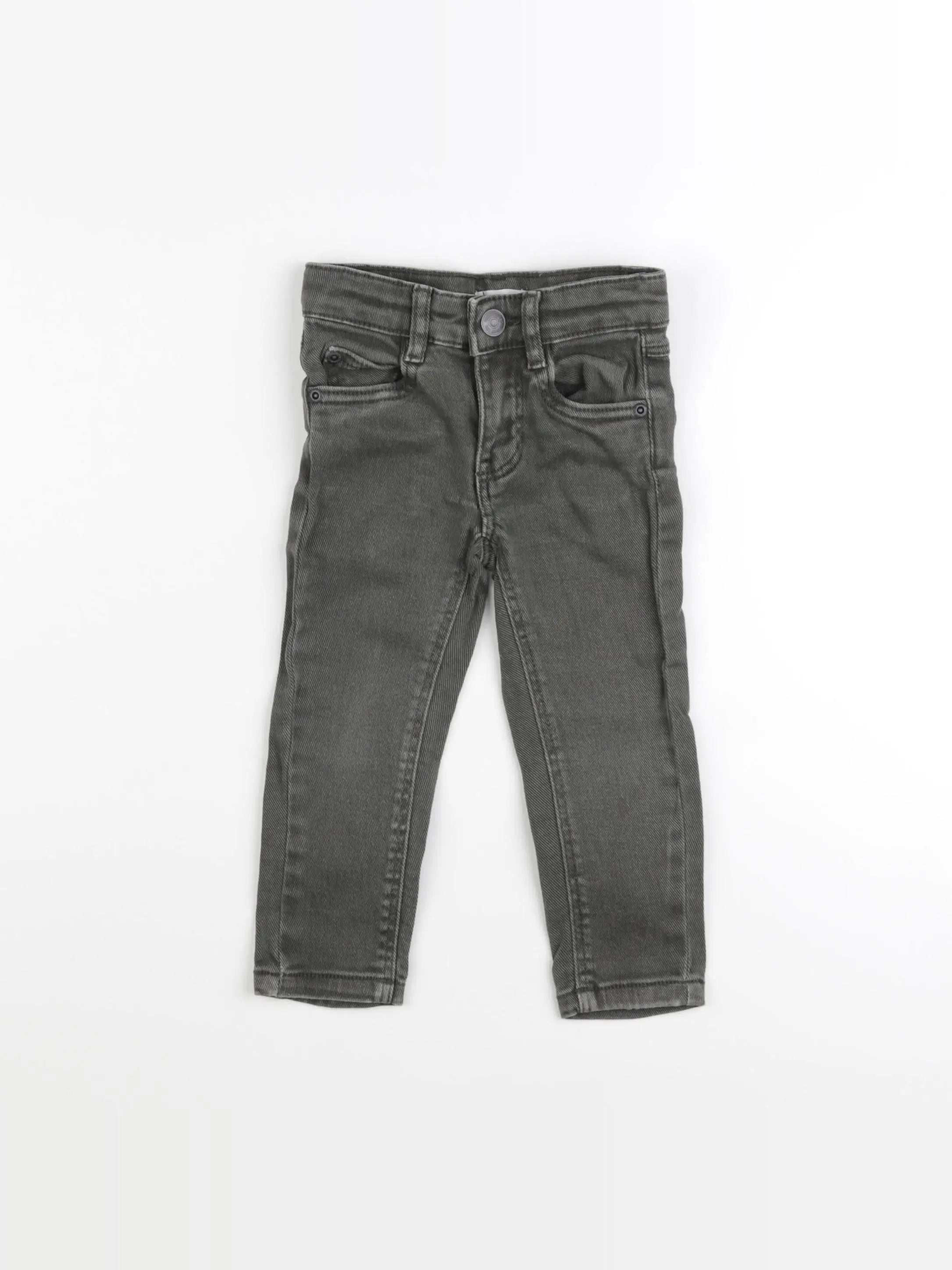 Vertbaudet - jean vert - 2 ans