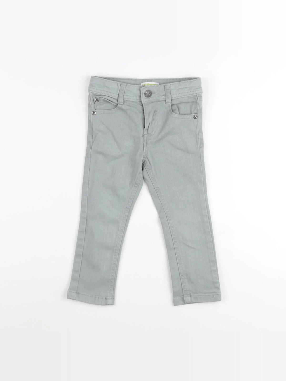 Vertbaudet - jean vert - 2 ans