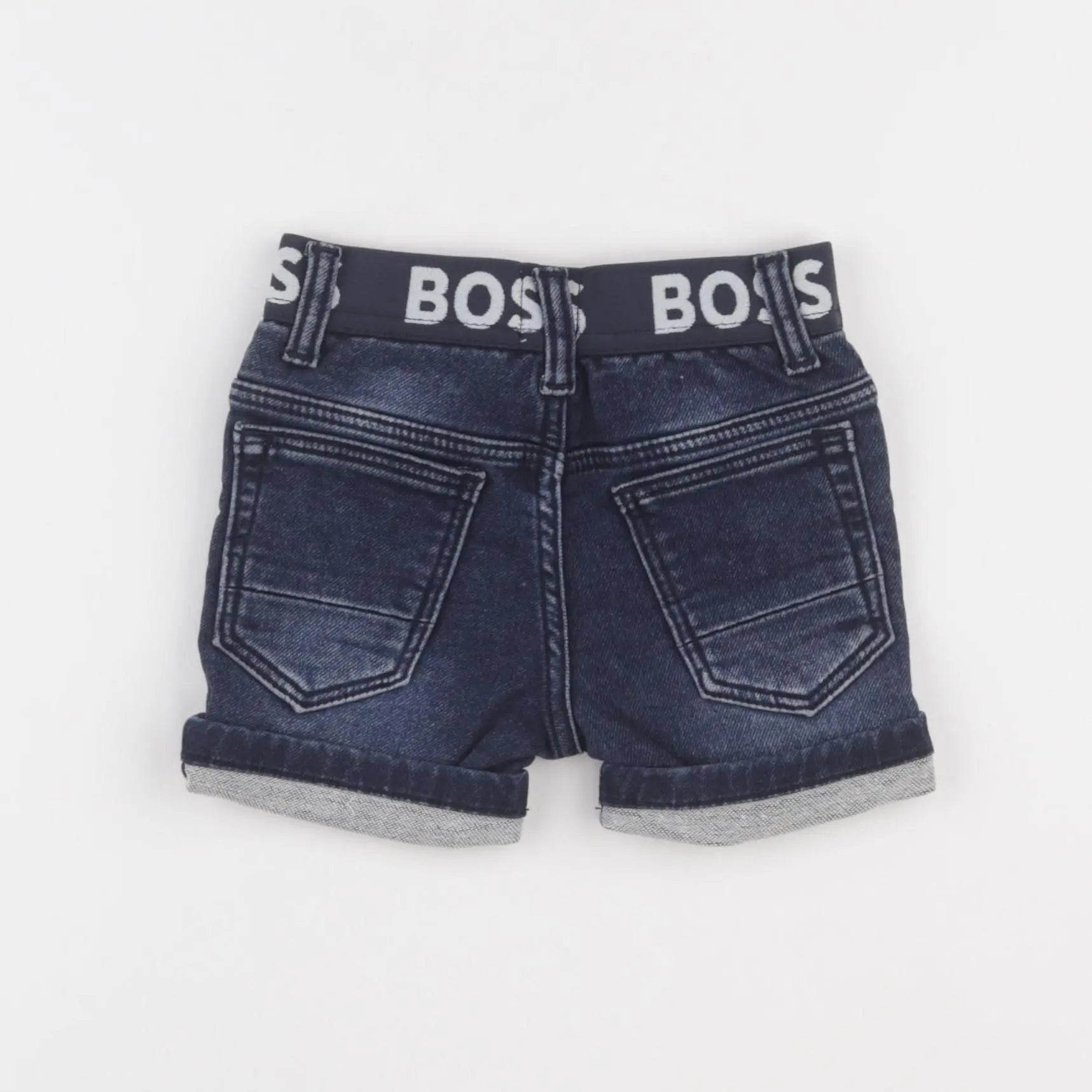 Hugo Boss - short bleu - 12 mois